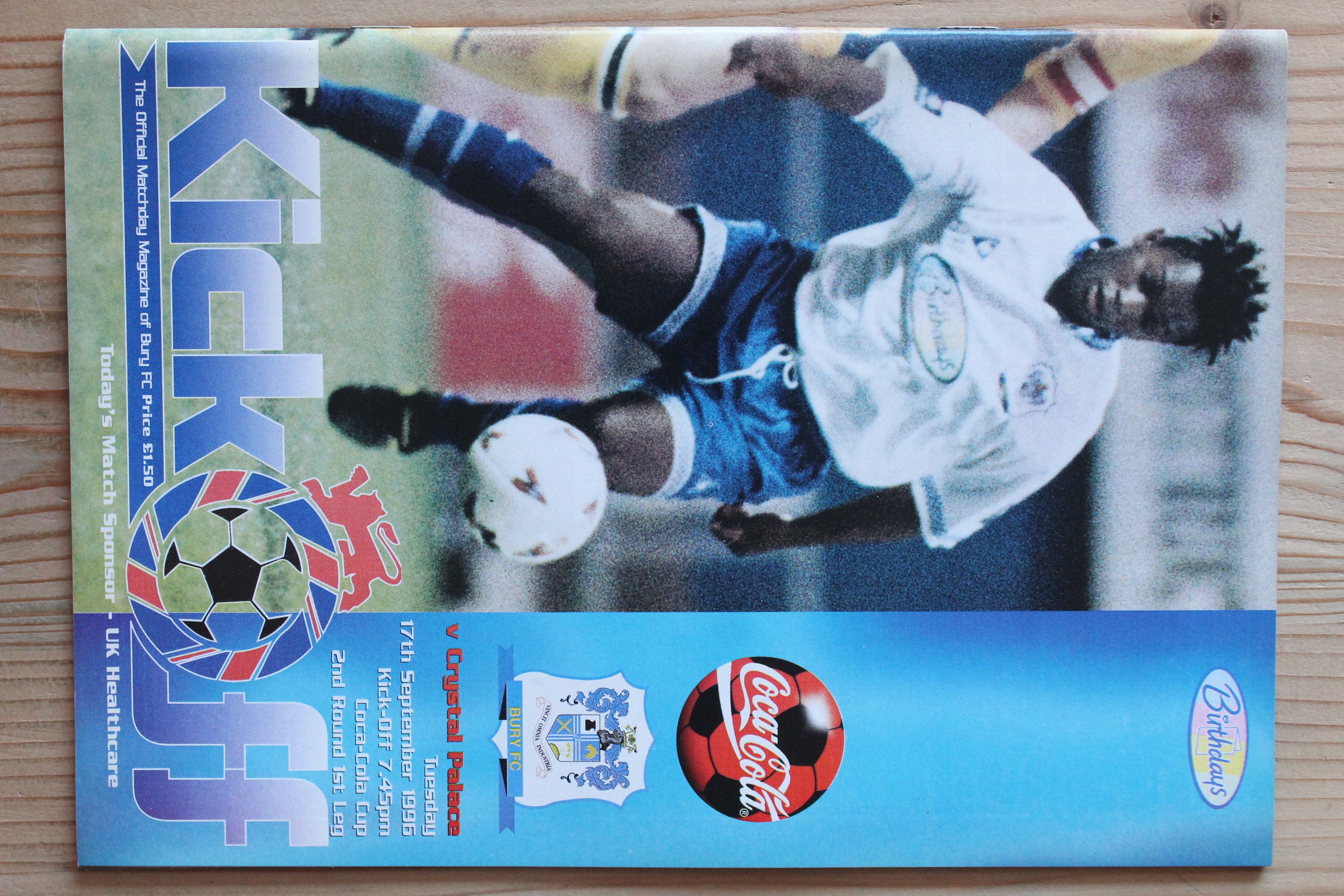 Bury FC v Crystal Palace FC