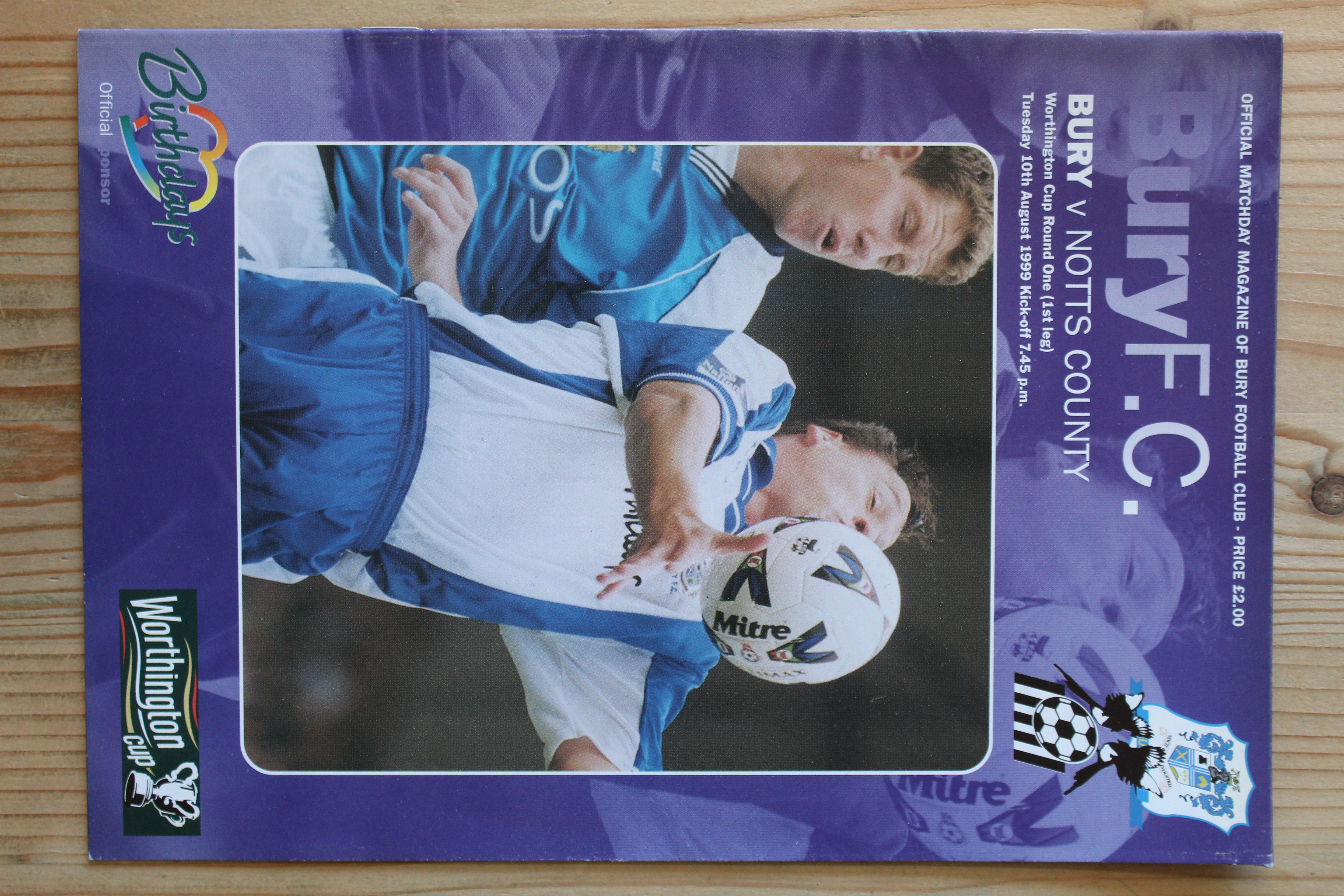 Bury FC v Notts County FC