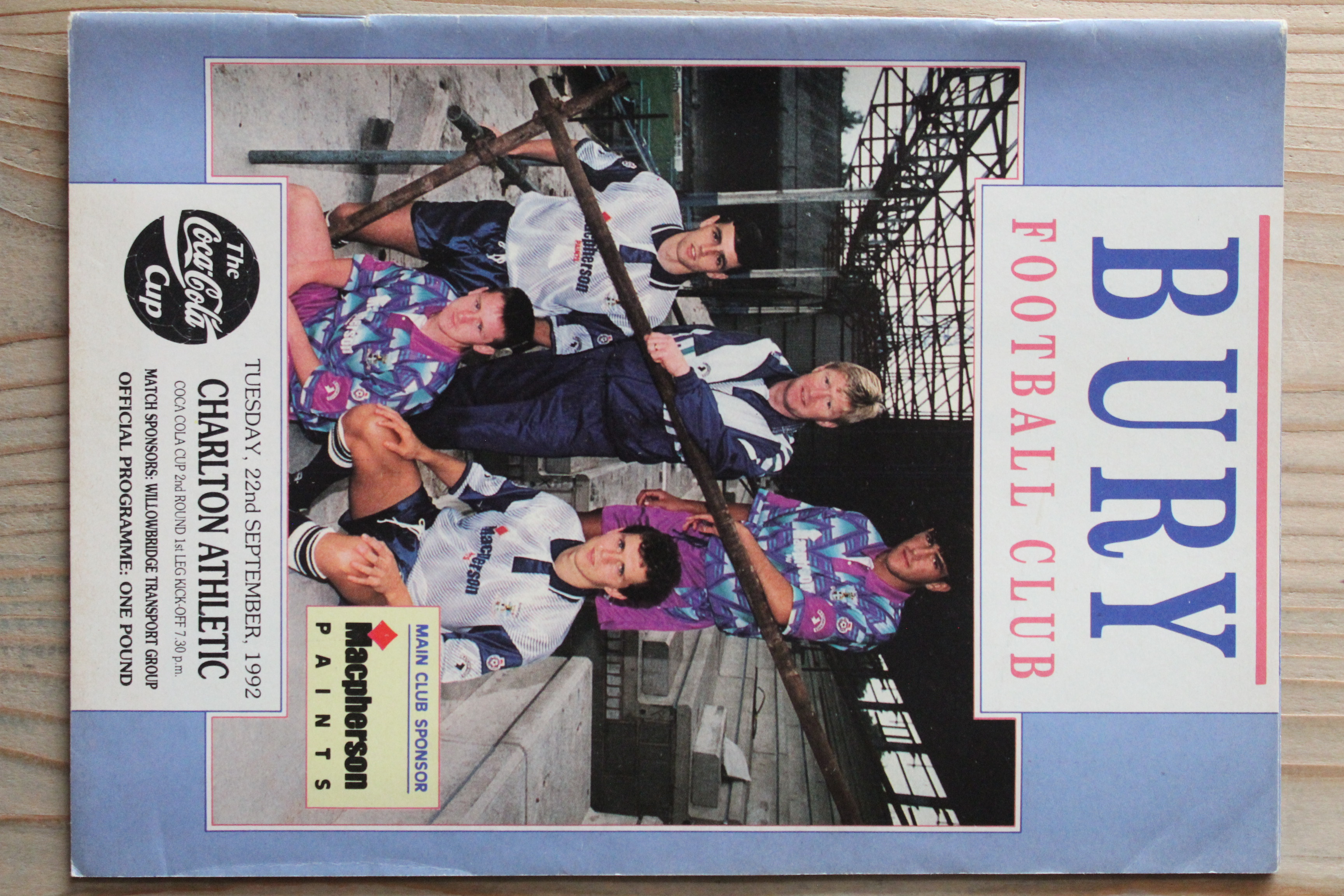 Bury FC v Charlton Athletic FC