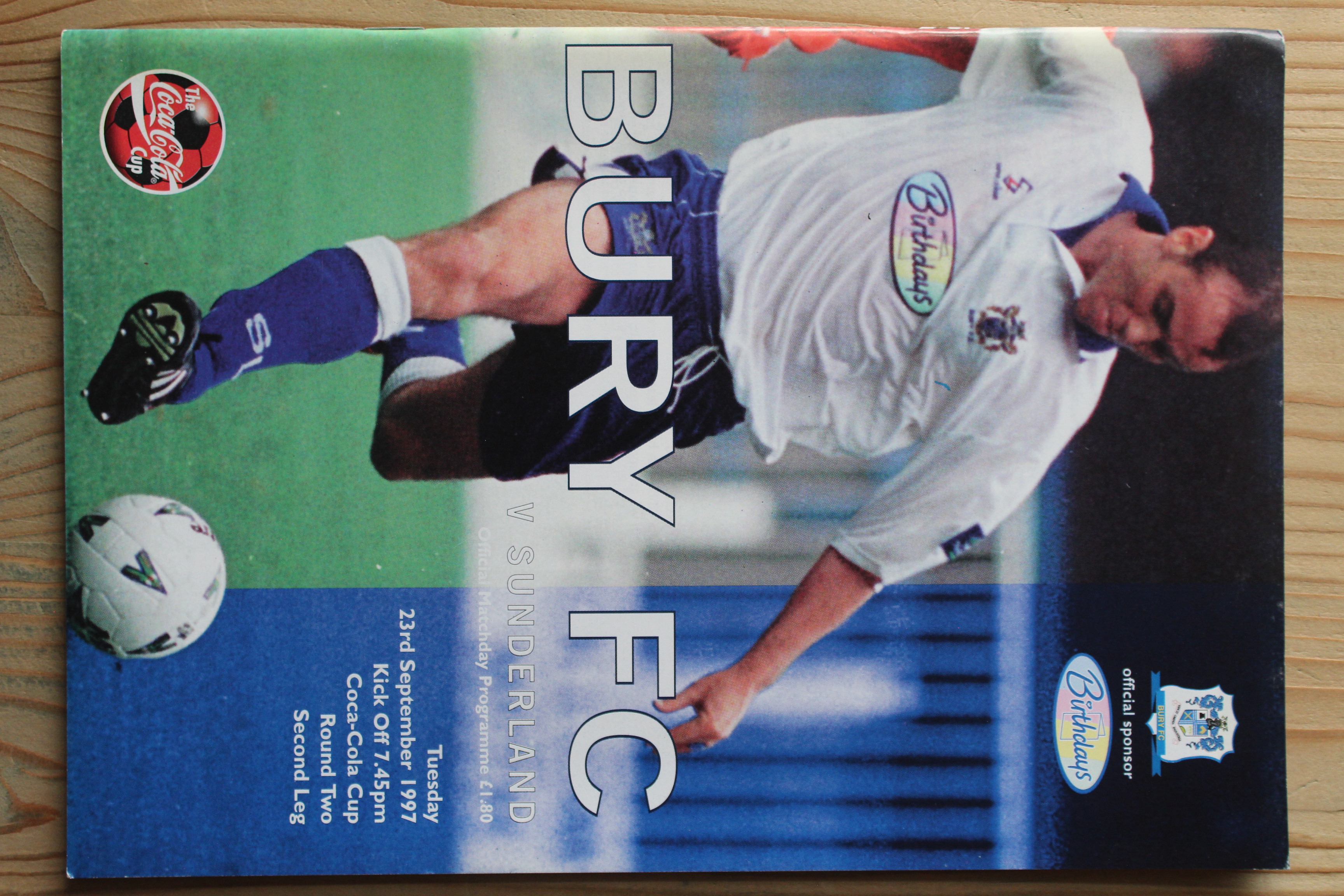 Bury FC v Sunderland FC