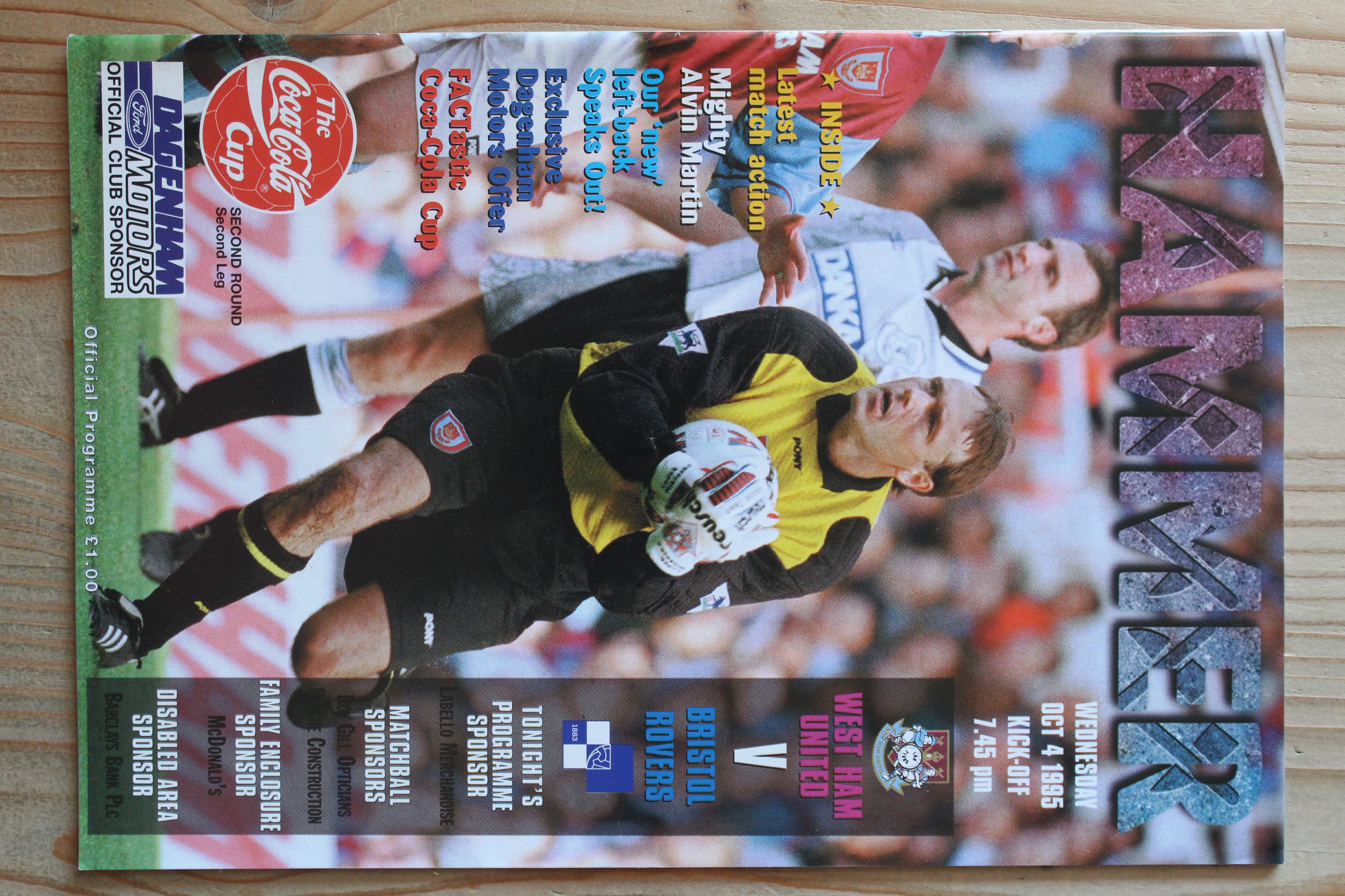 West Ham United FC v Bristol Rovers FC