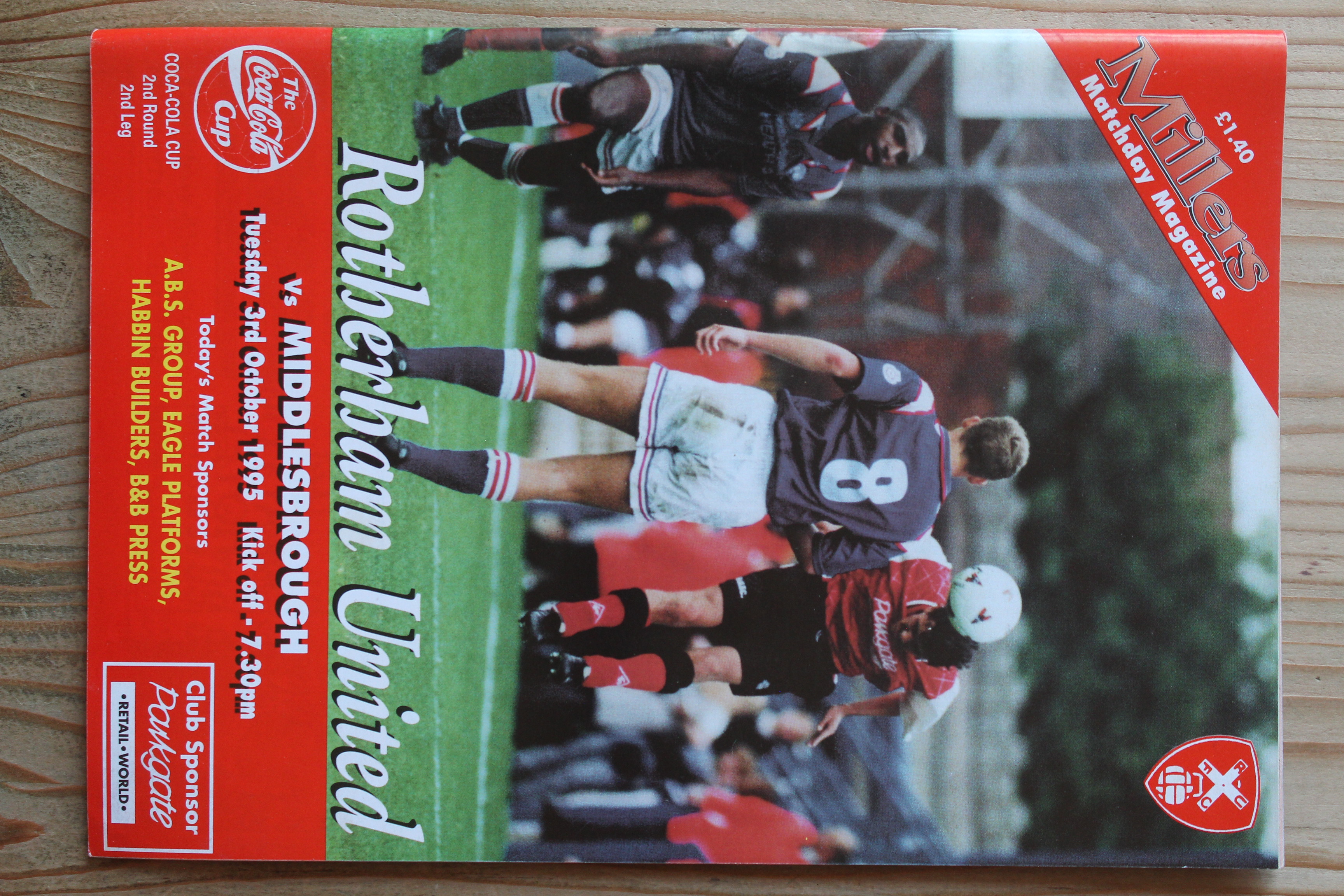 Rotherham United FC v Middlesbrough FC