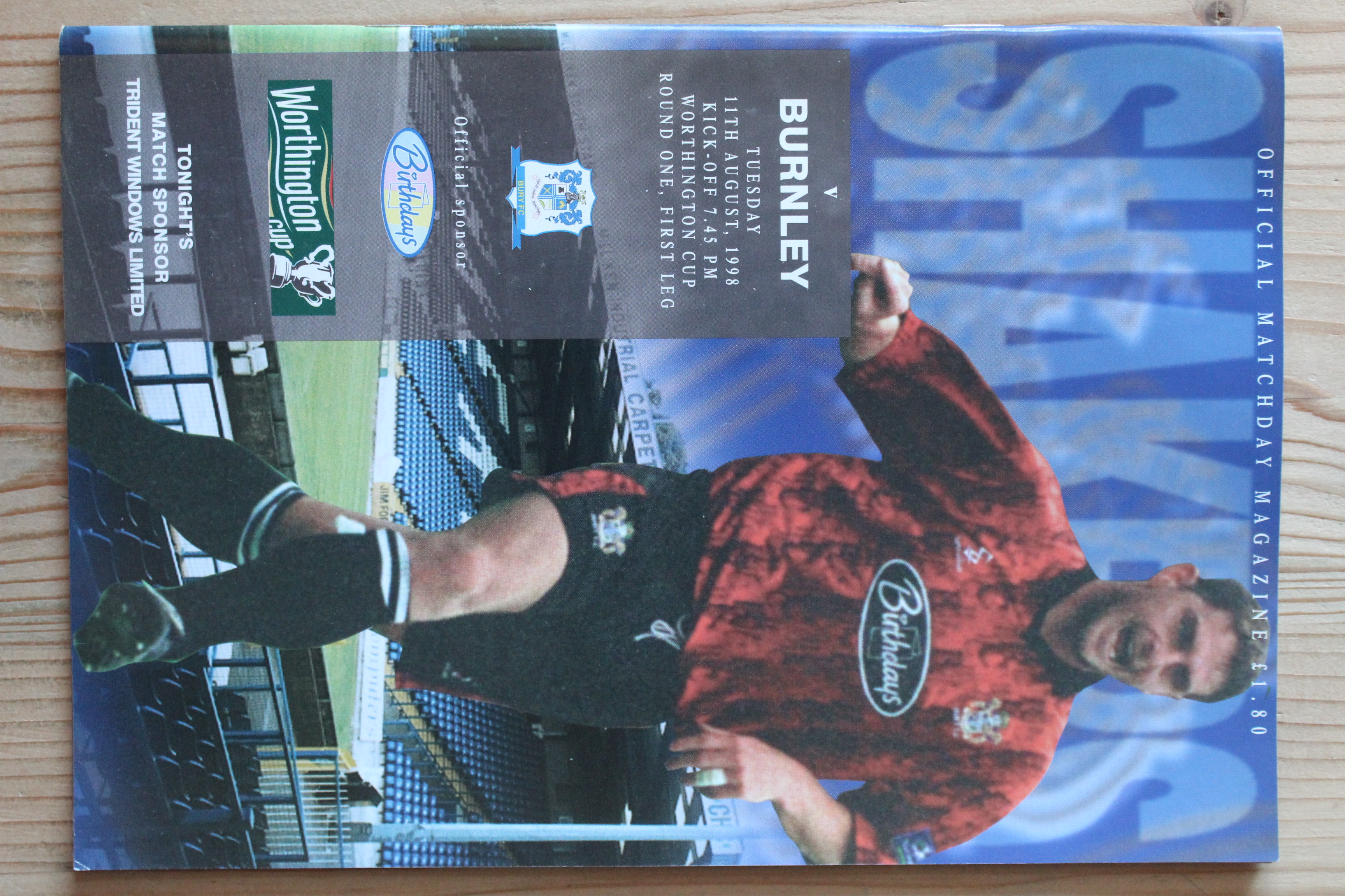 Bury FC v Burnley FC