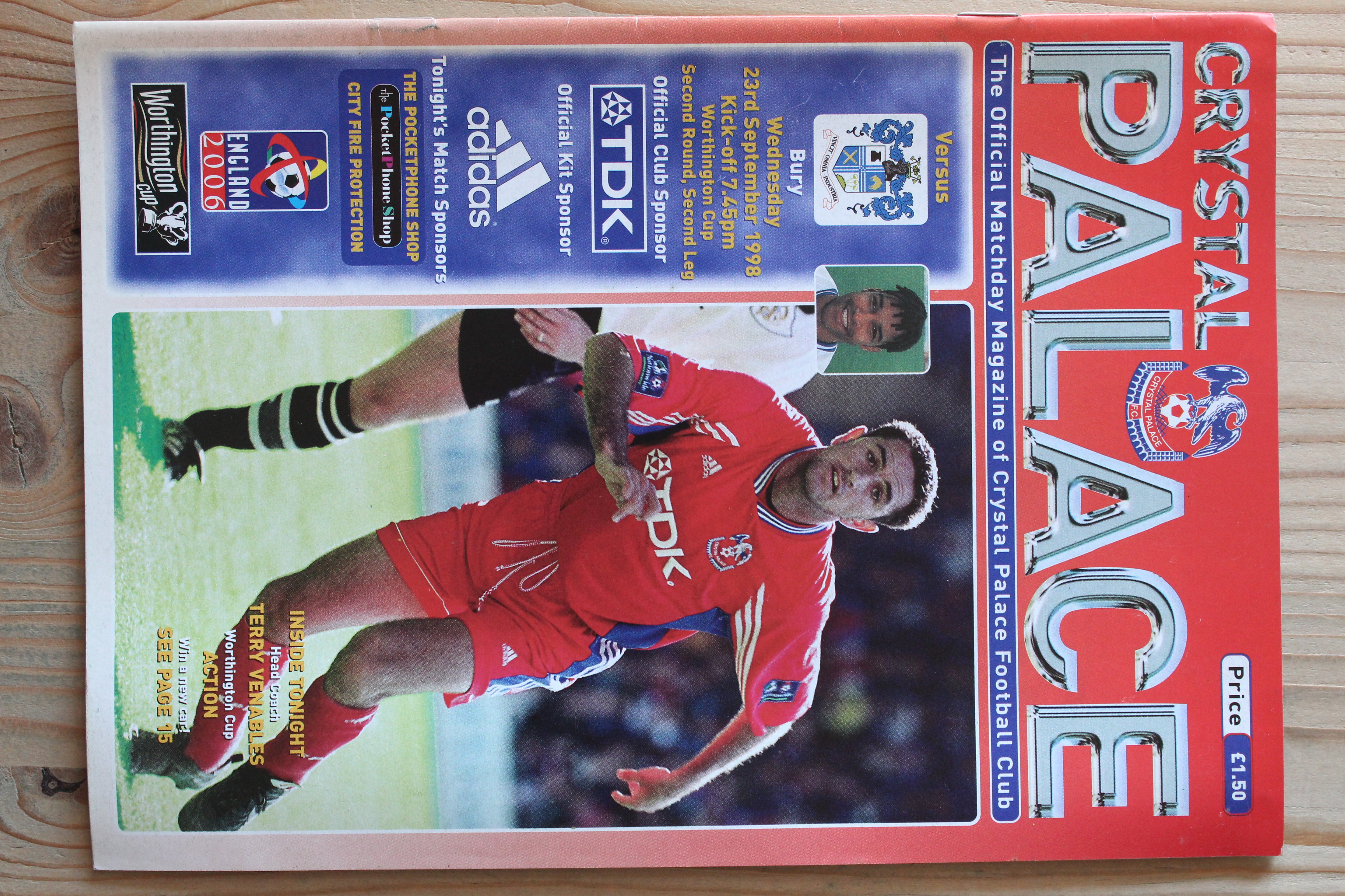 Crystal Palace FC v Bury FC