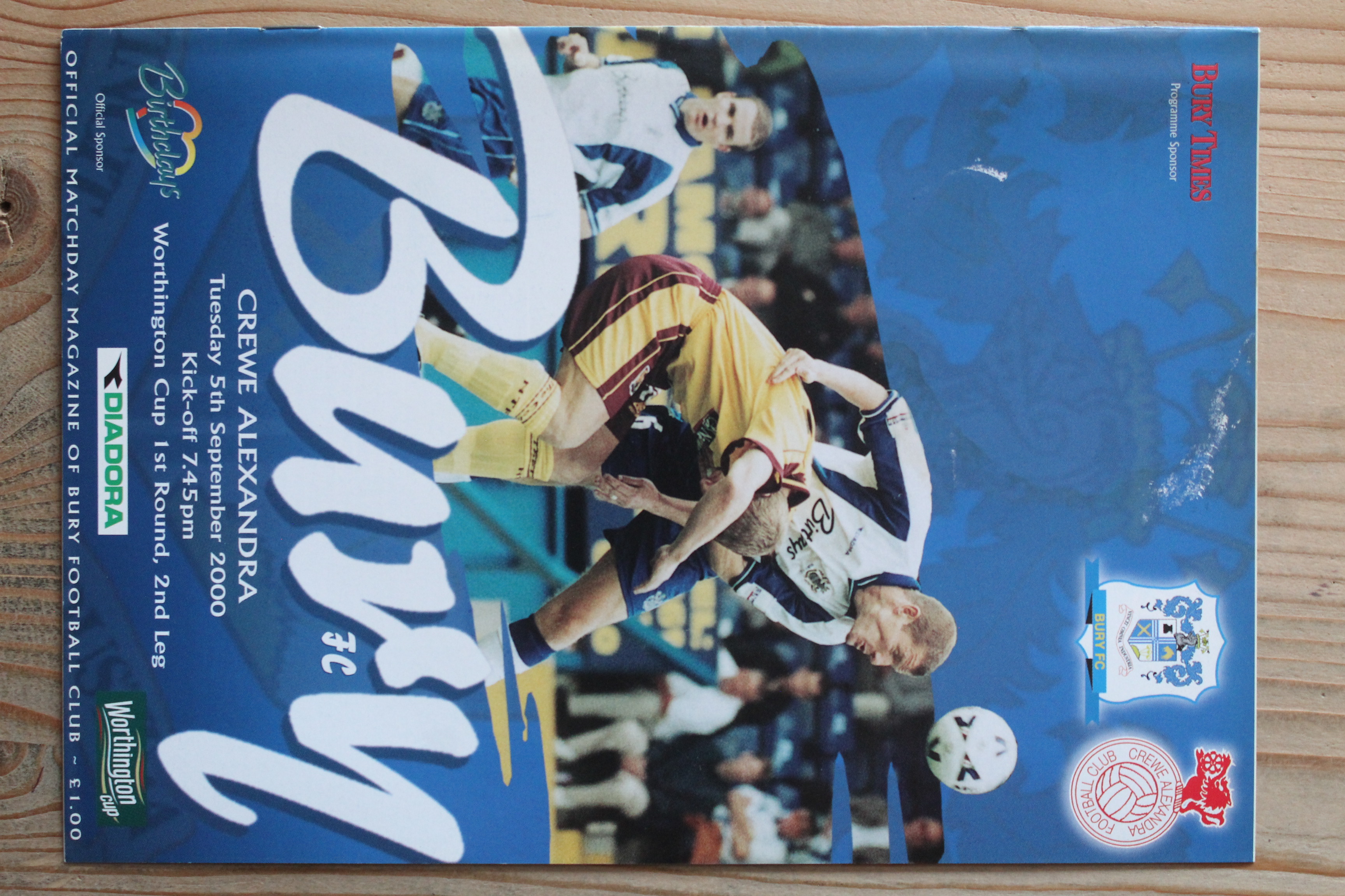 Bury FC v Crewe Alexandra FC