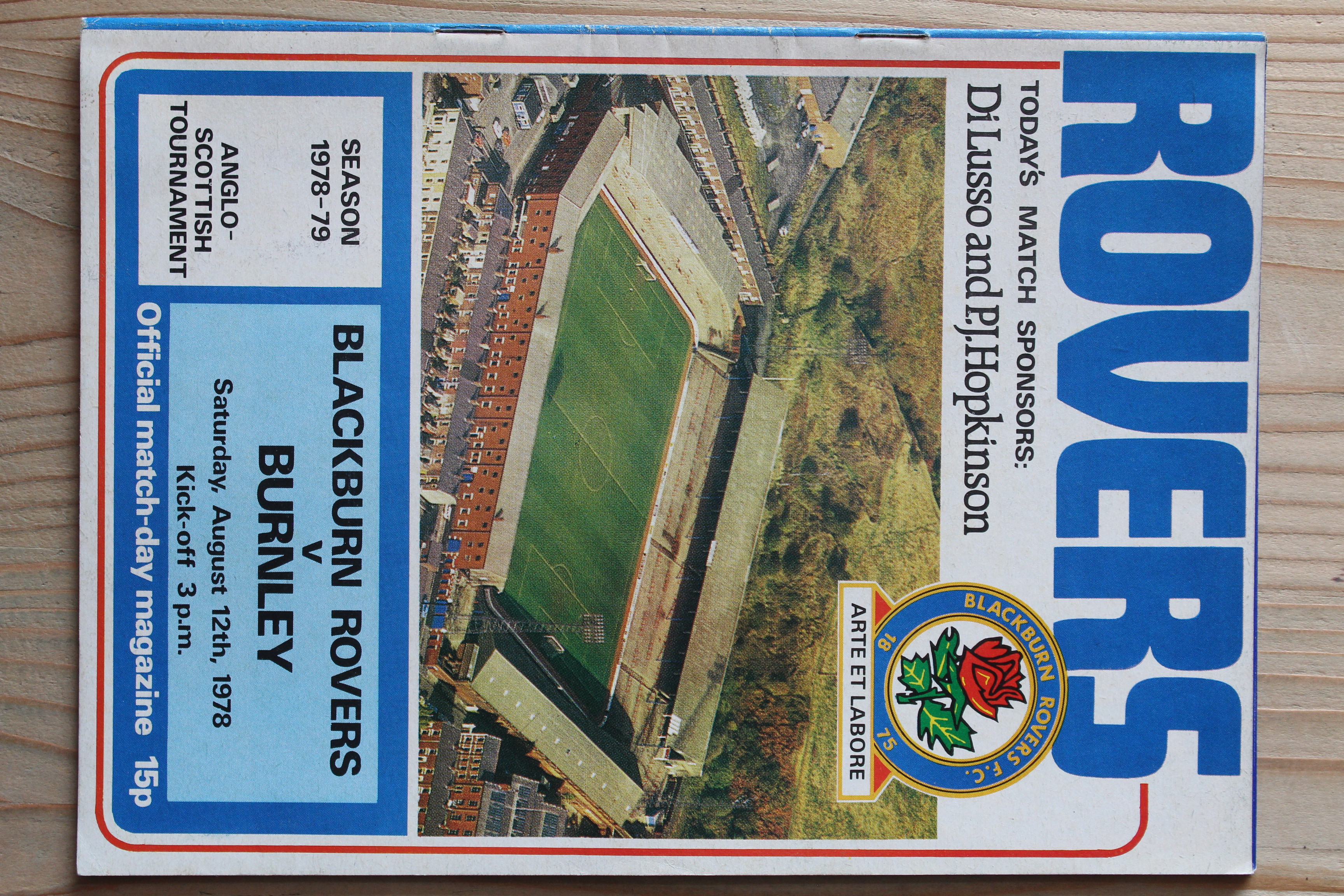 Blackburn Rovers FC v Burnley FC