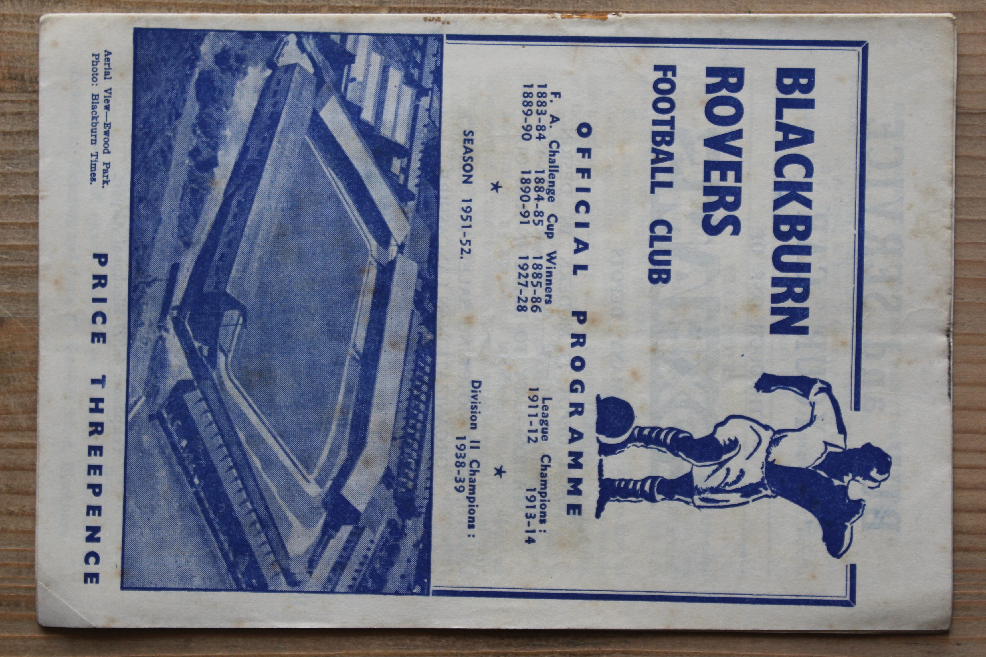 Blackburn Rovers FC v Notts County FC