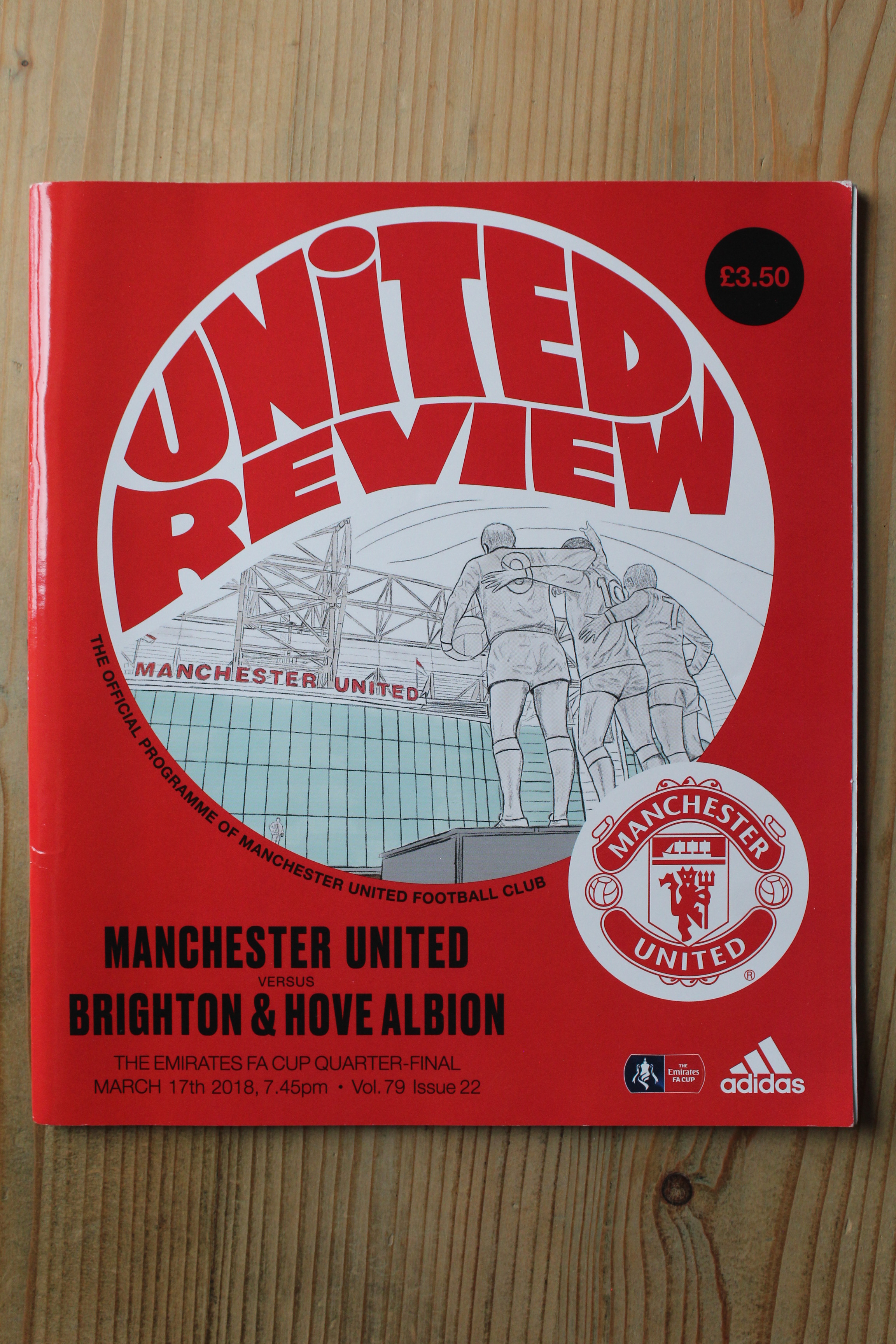 Manchester United FC v Brighton & Hove Albion FC