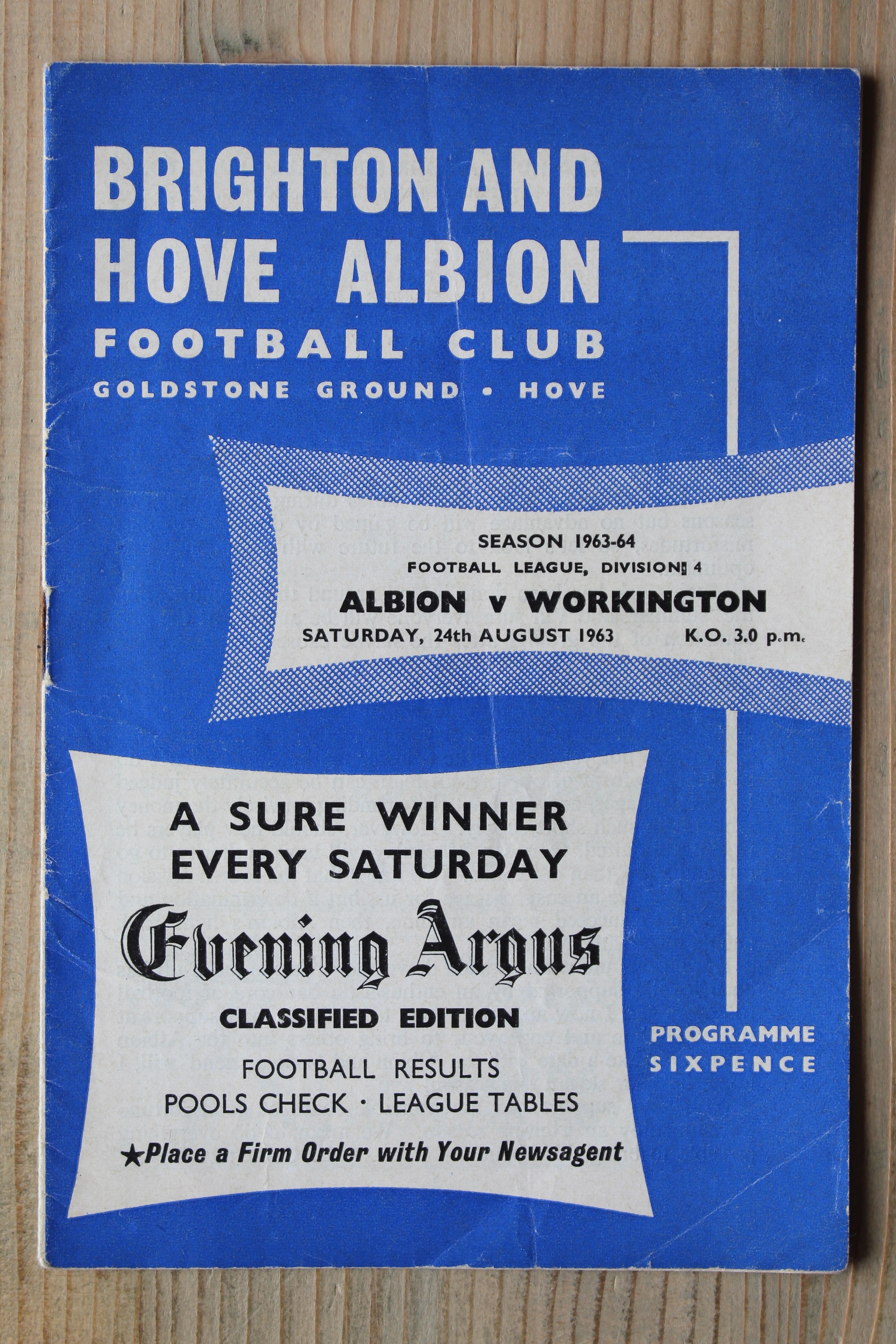 Brighton & Hove Albion FC v Workington