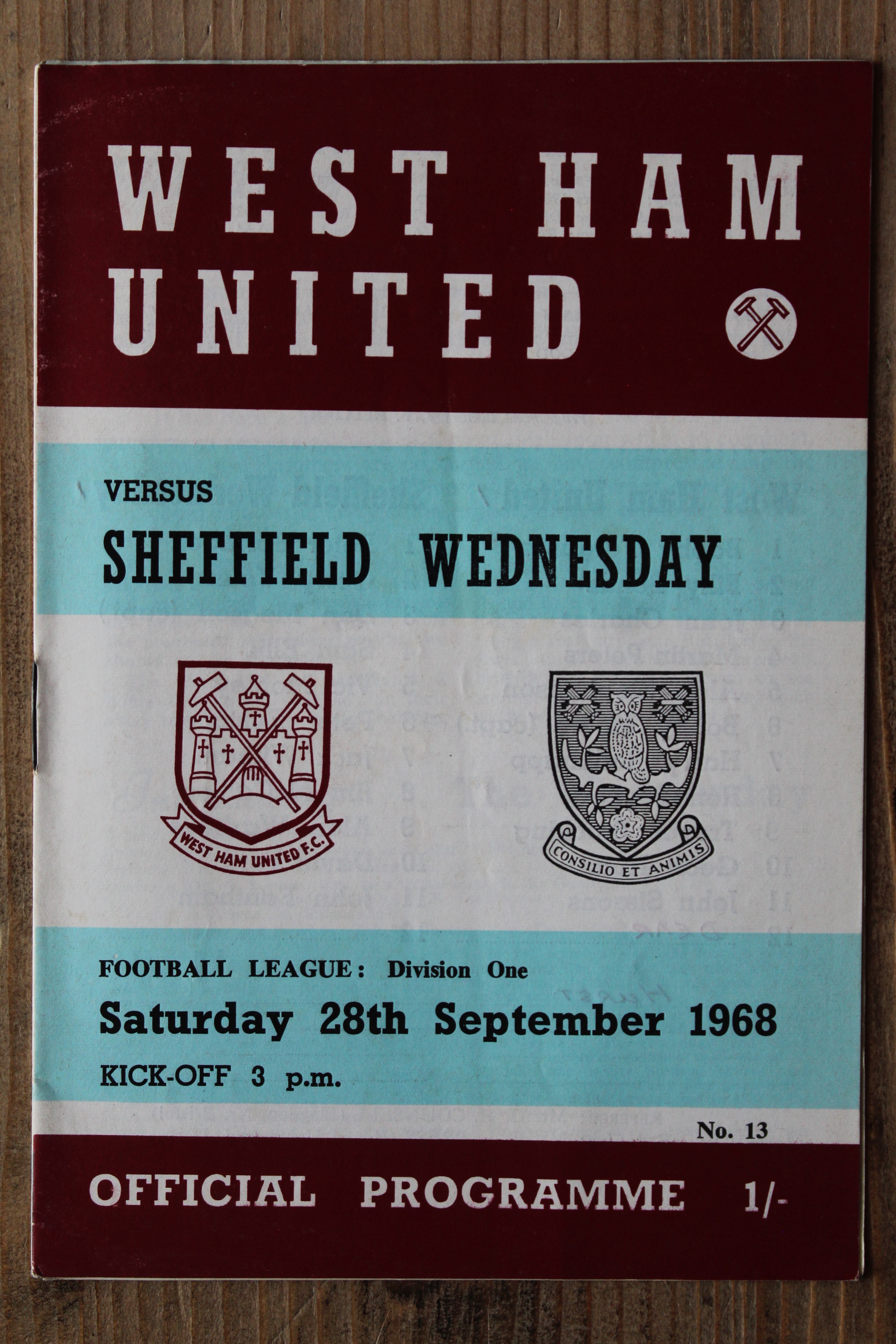 West Ham United FC v Sheffield Wednesday FC 