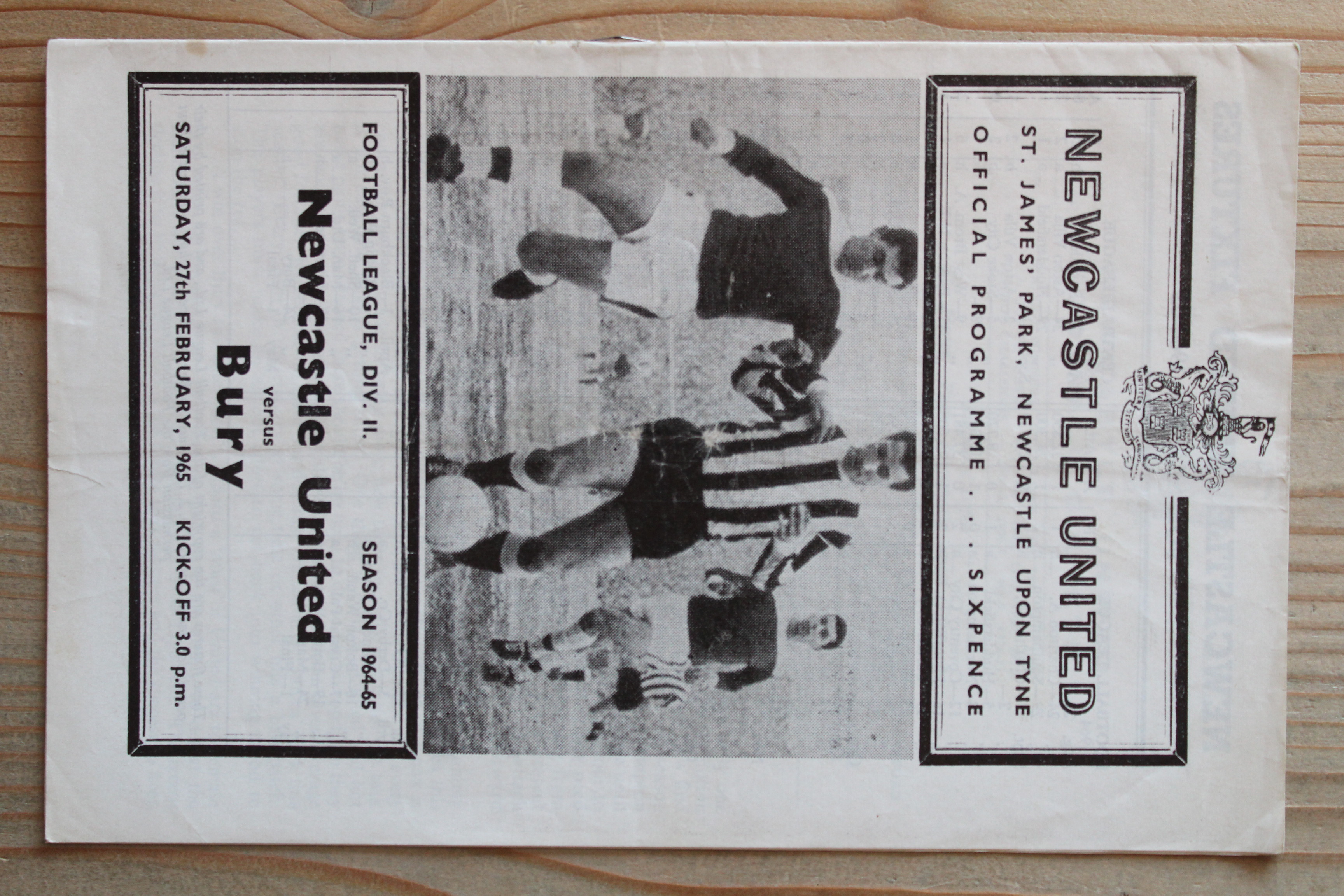 Newcastle United FC v Bury FC