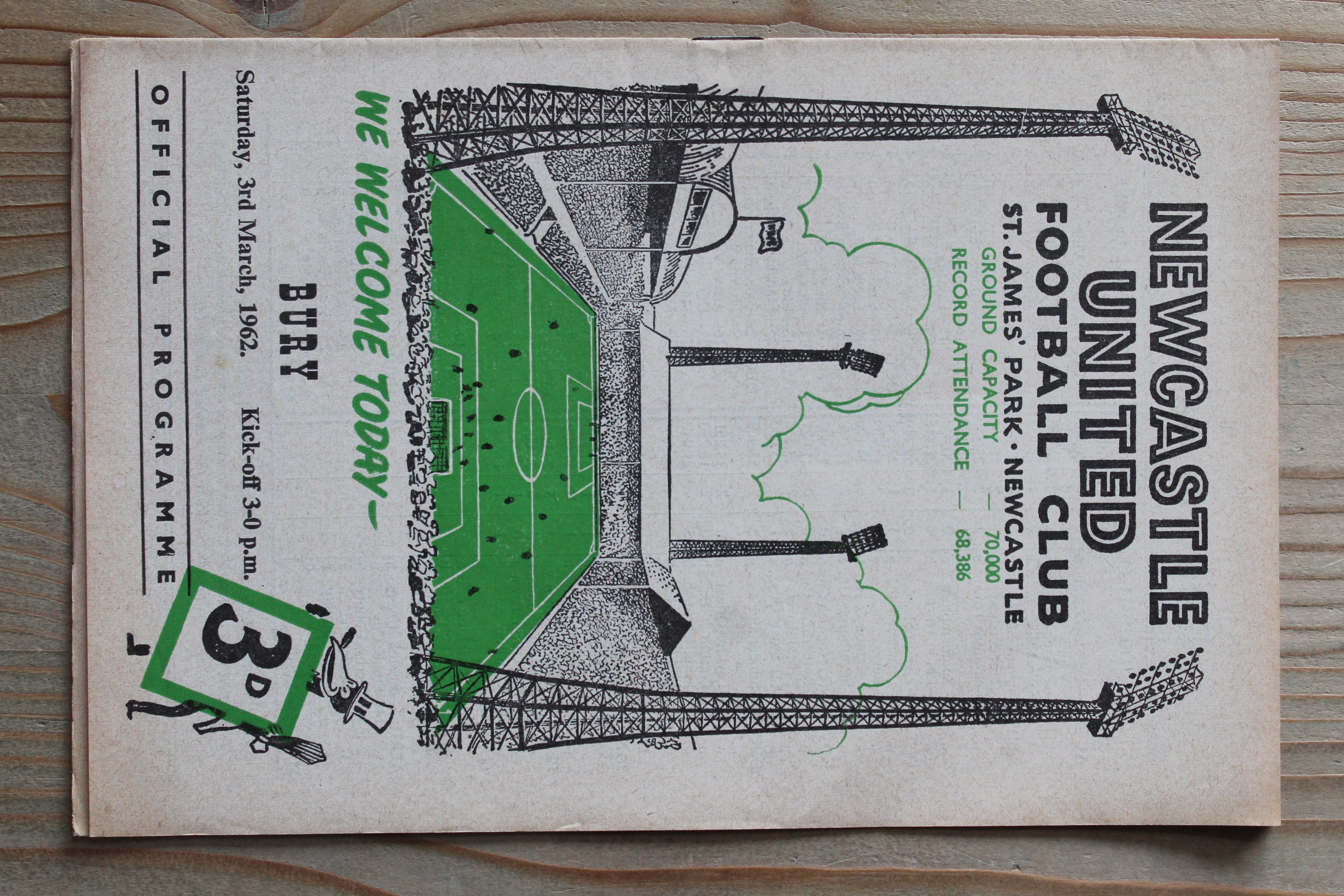 Newcastle United FC v Bury FC