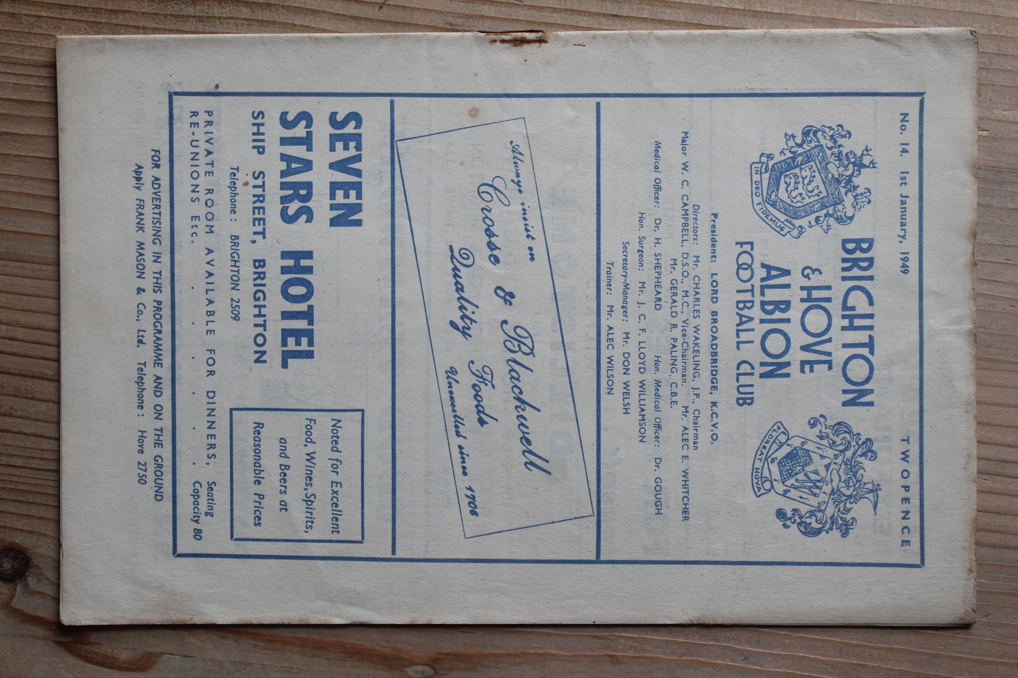Brighton & Hove Albion FC v Leyton Orient FC