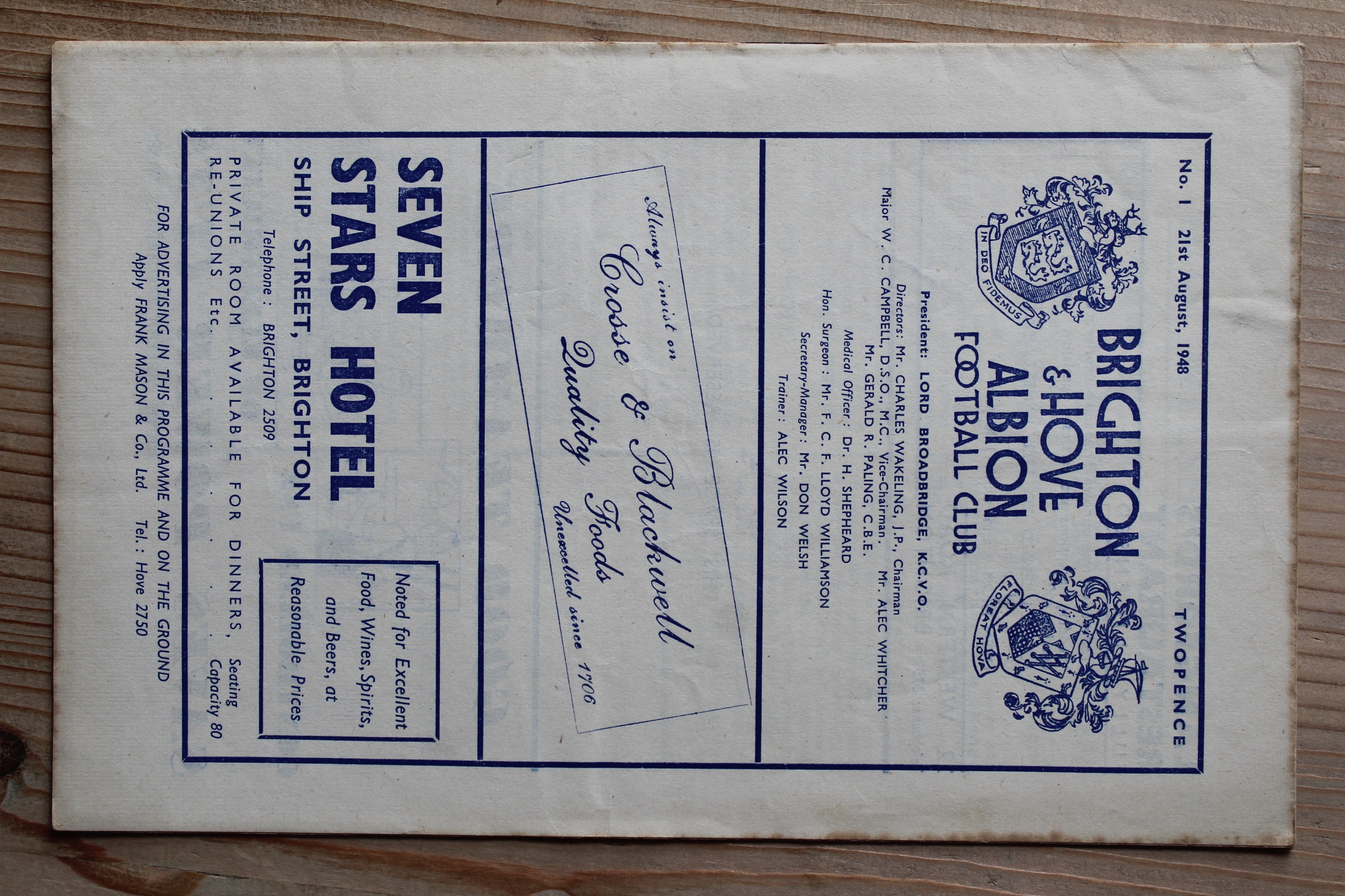 Brighton & Hove Albion FC v Swindon Town FC