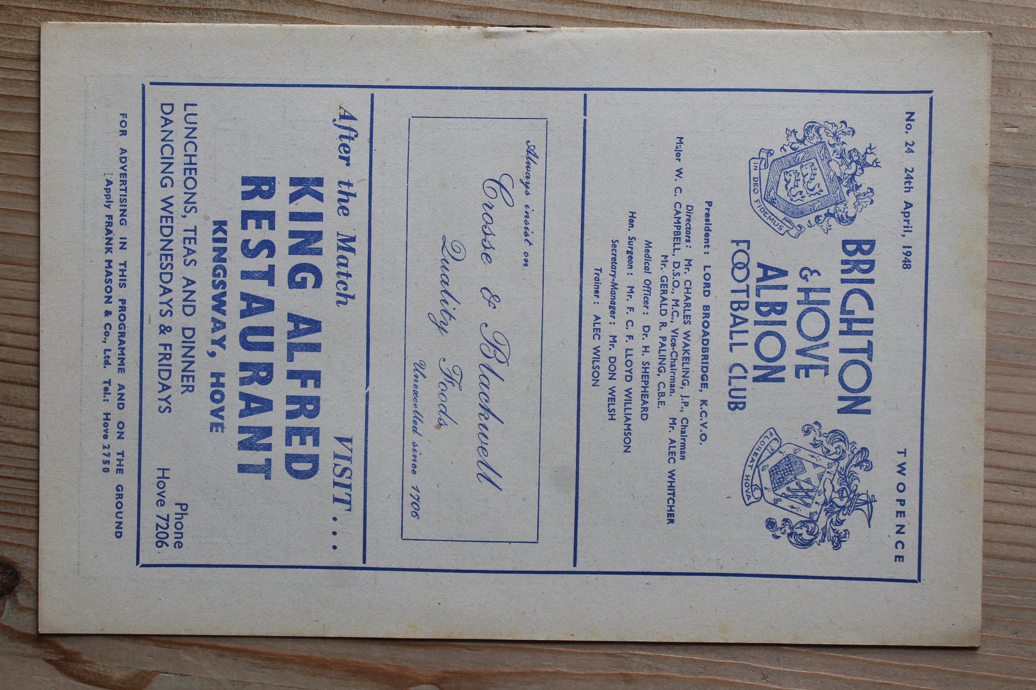 Brighton & Hove Albion FC v Notts County FC