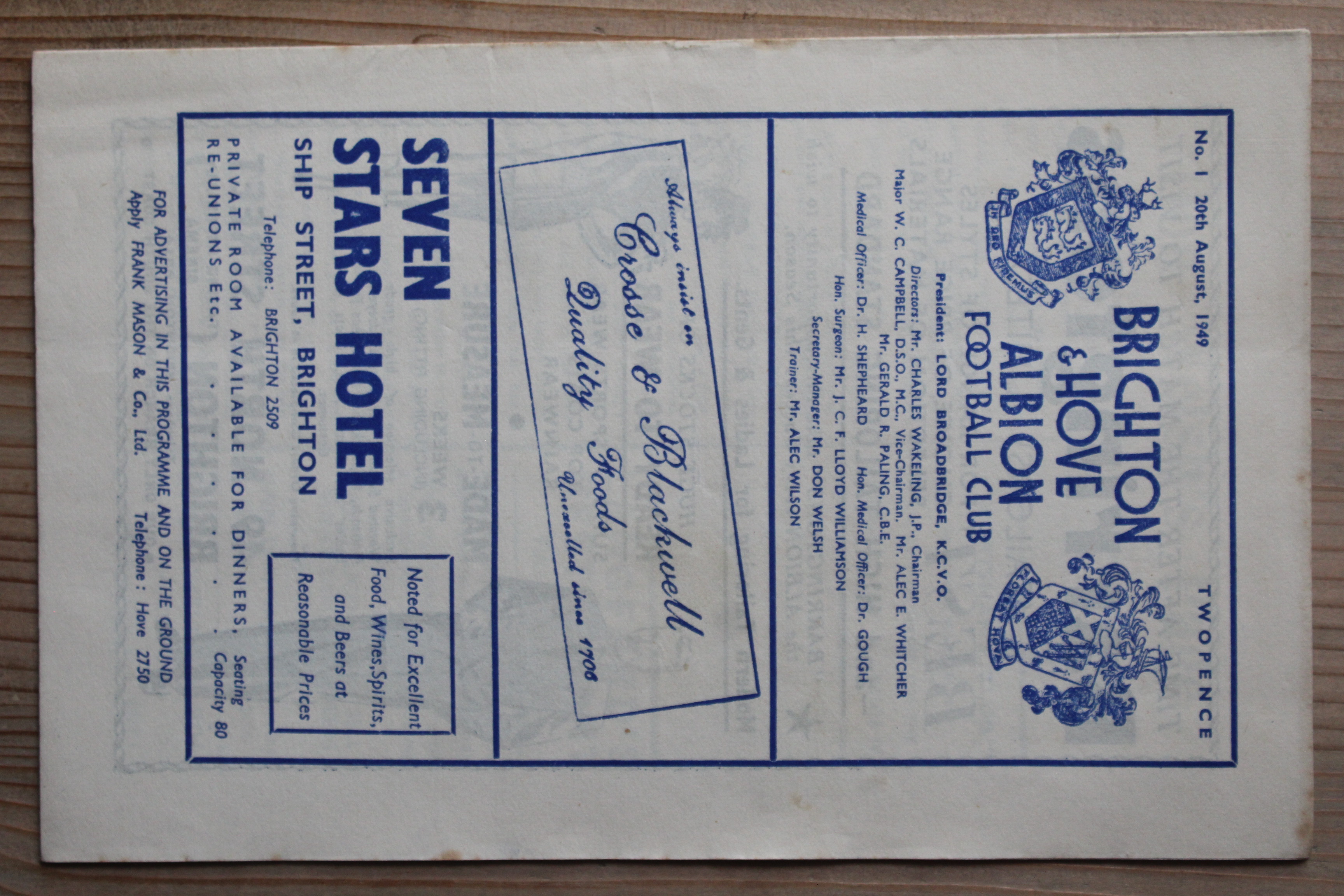 Brighton & Hove Albion FC v Nottingham Forest FC