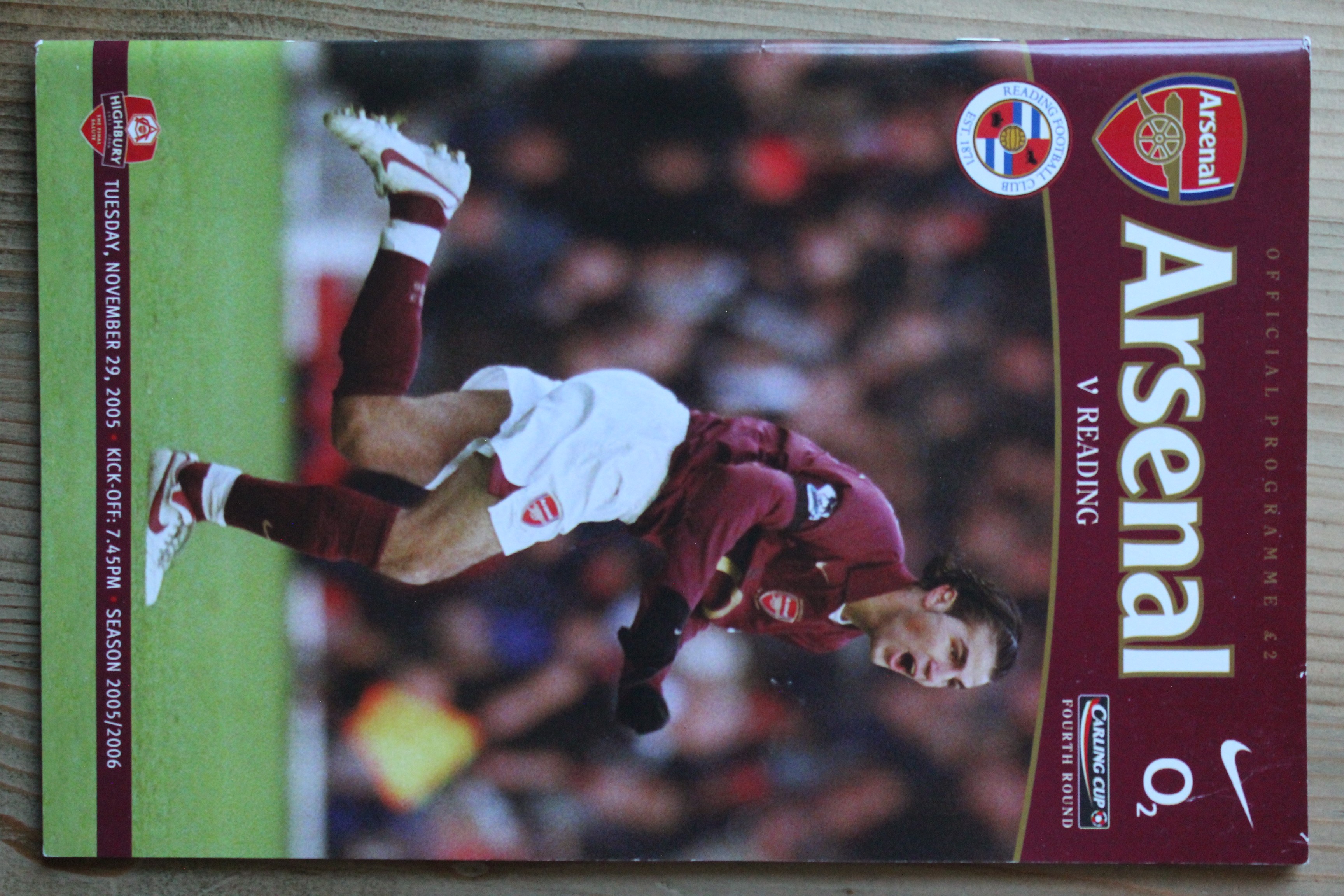 Arsenal FC v Reading FC