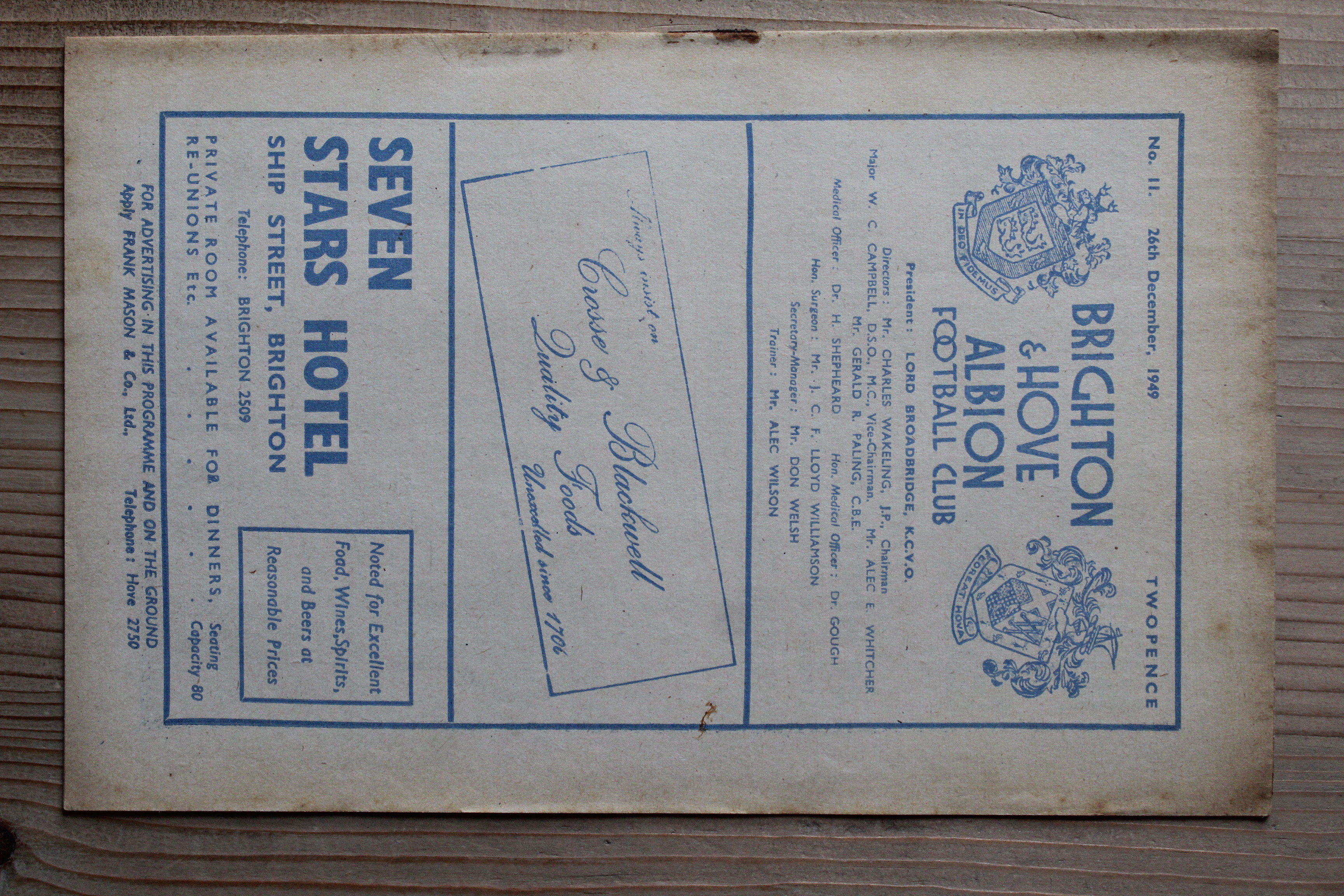 Brighton & Hove Albion FC v Swindon Town FC
