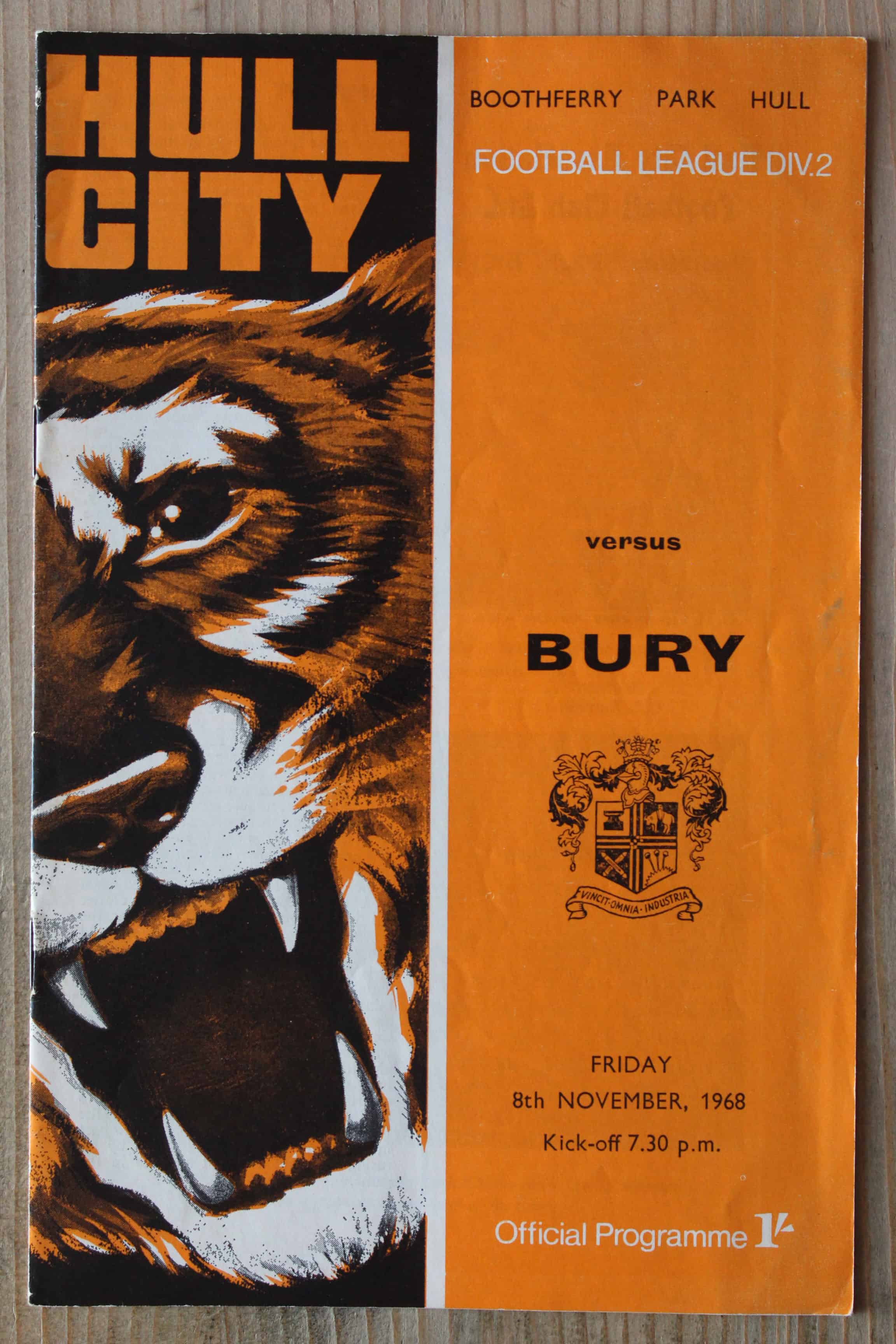 Hull City FC v Bury FC