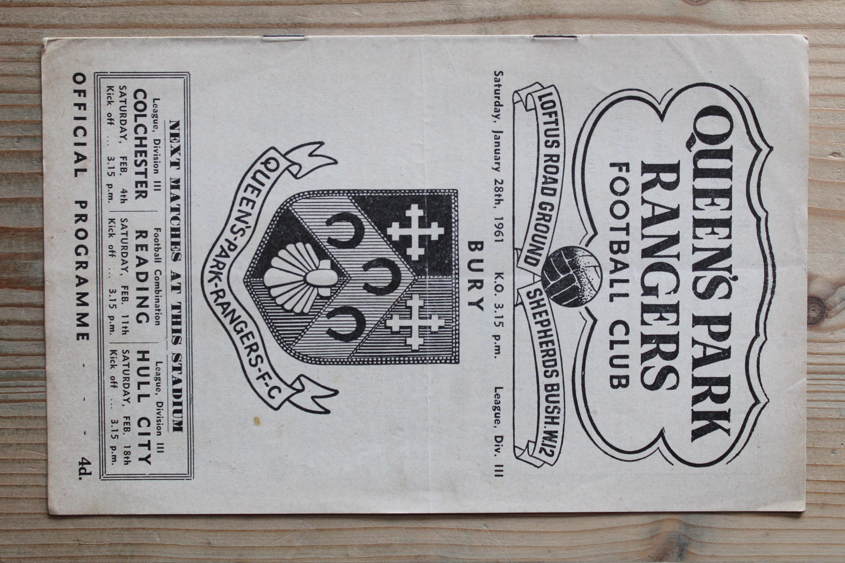 Queens Park Rangers FC v Bury FC