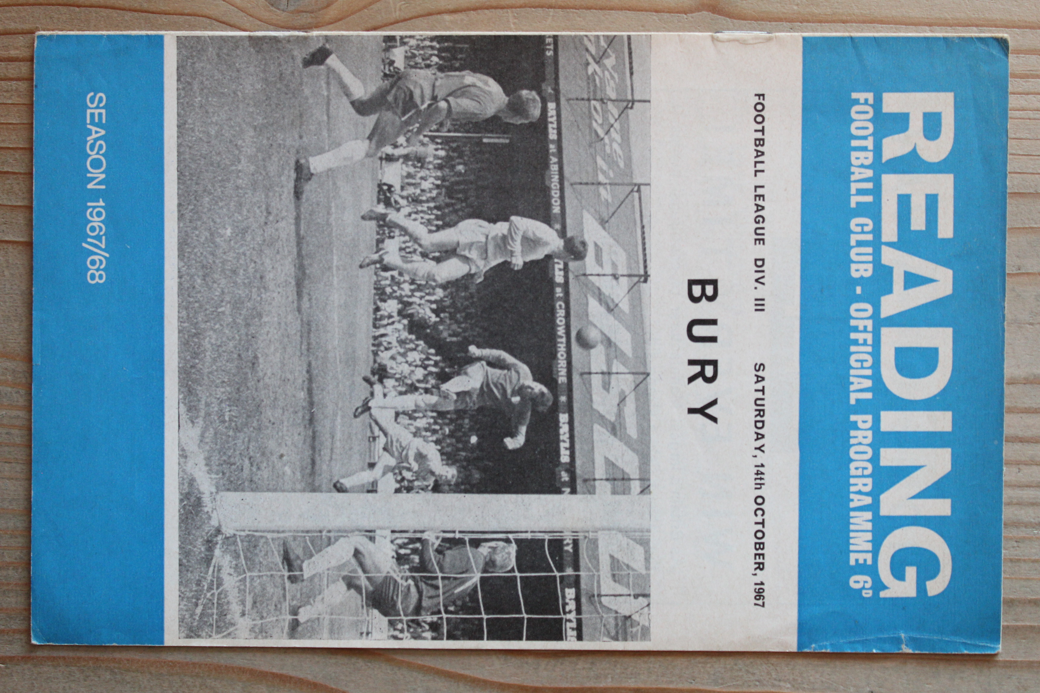 Reading FC v Bury FC