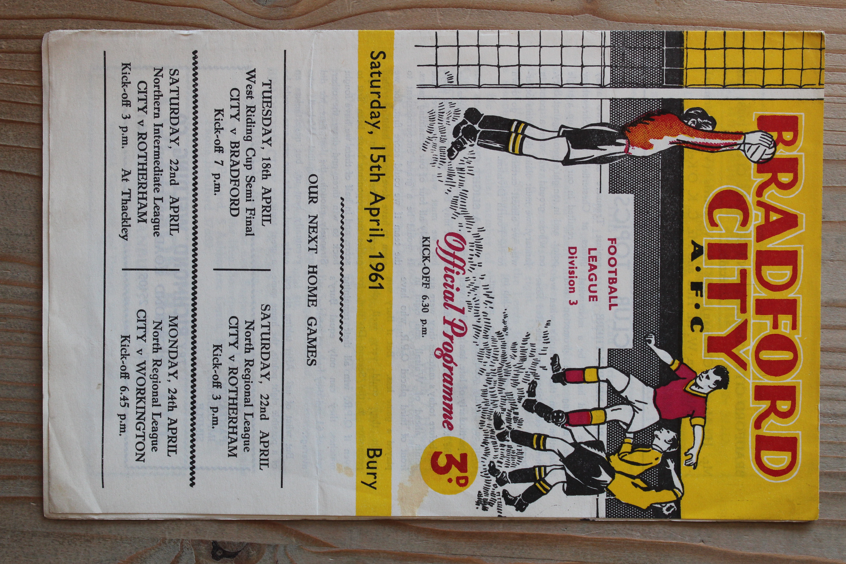 Bradford City FC v Bury FC