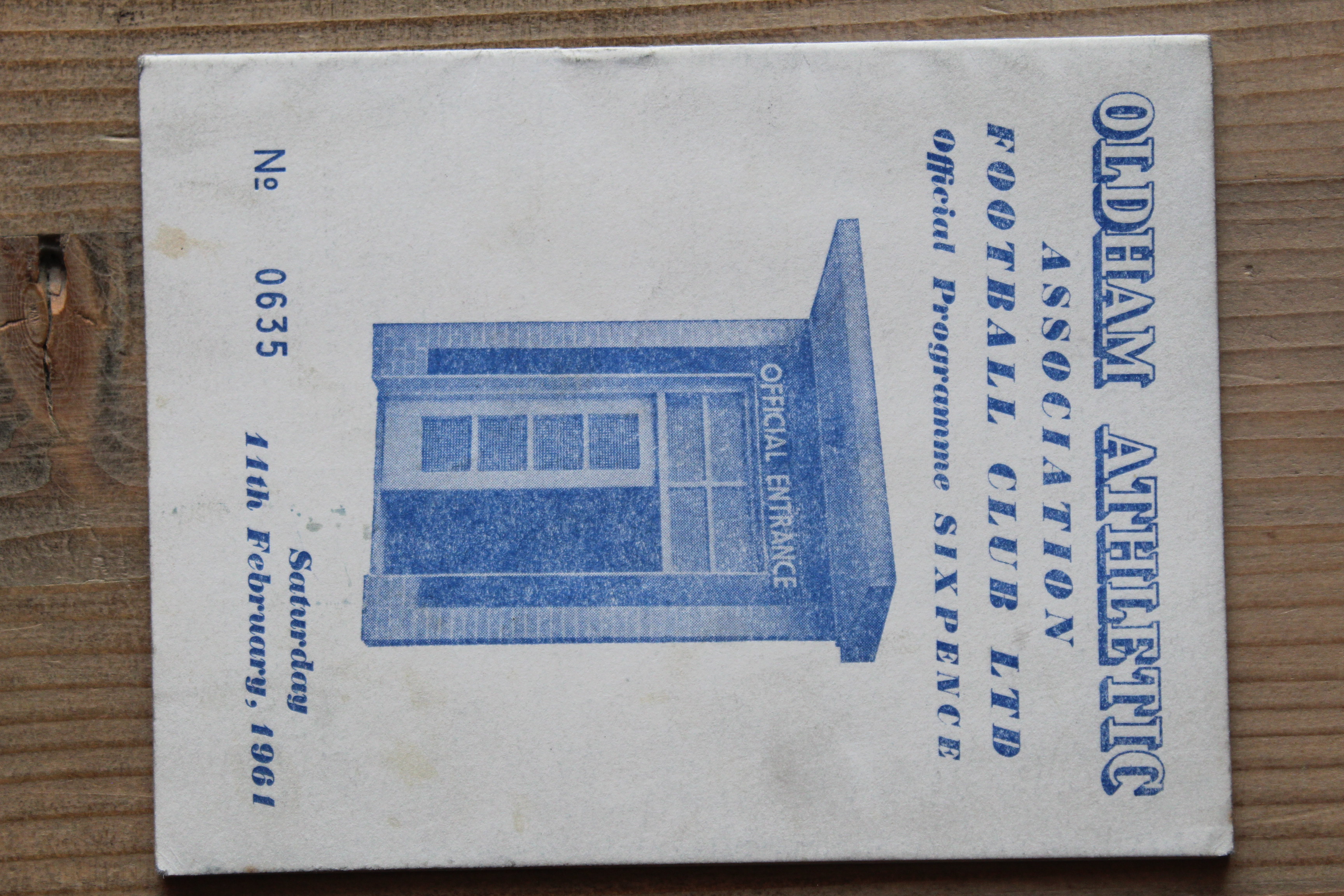 Oldham Athletic FC v Accrington Stanley (1891)