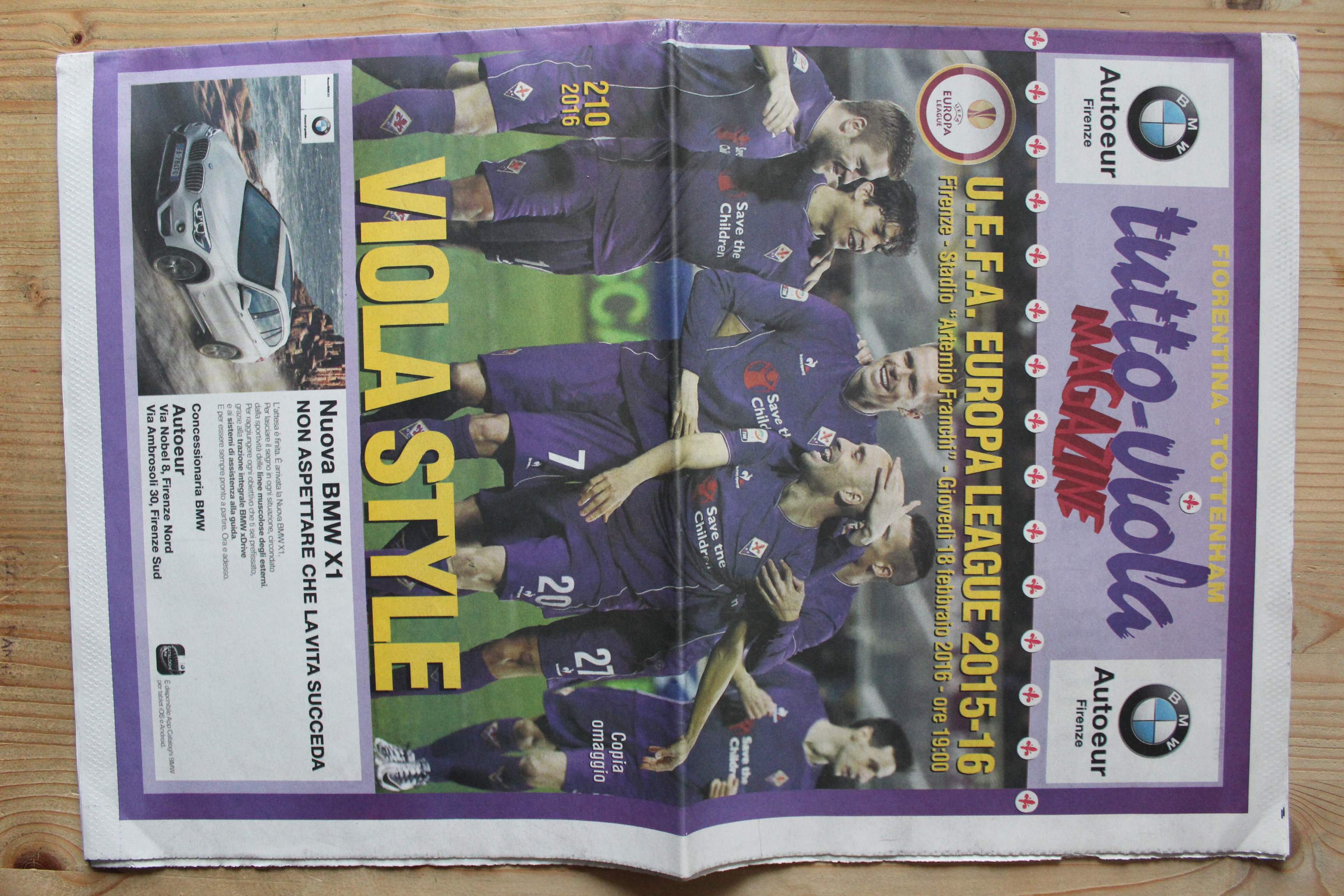 AC Fiorentina v Tottenham Hotspur FC
