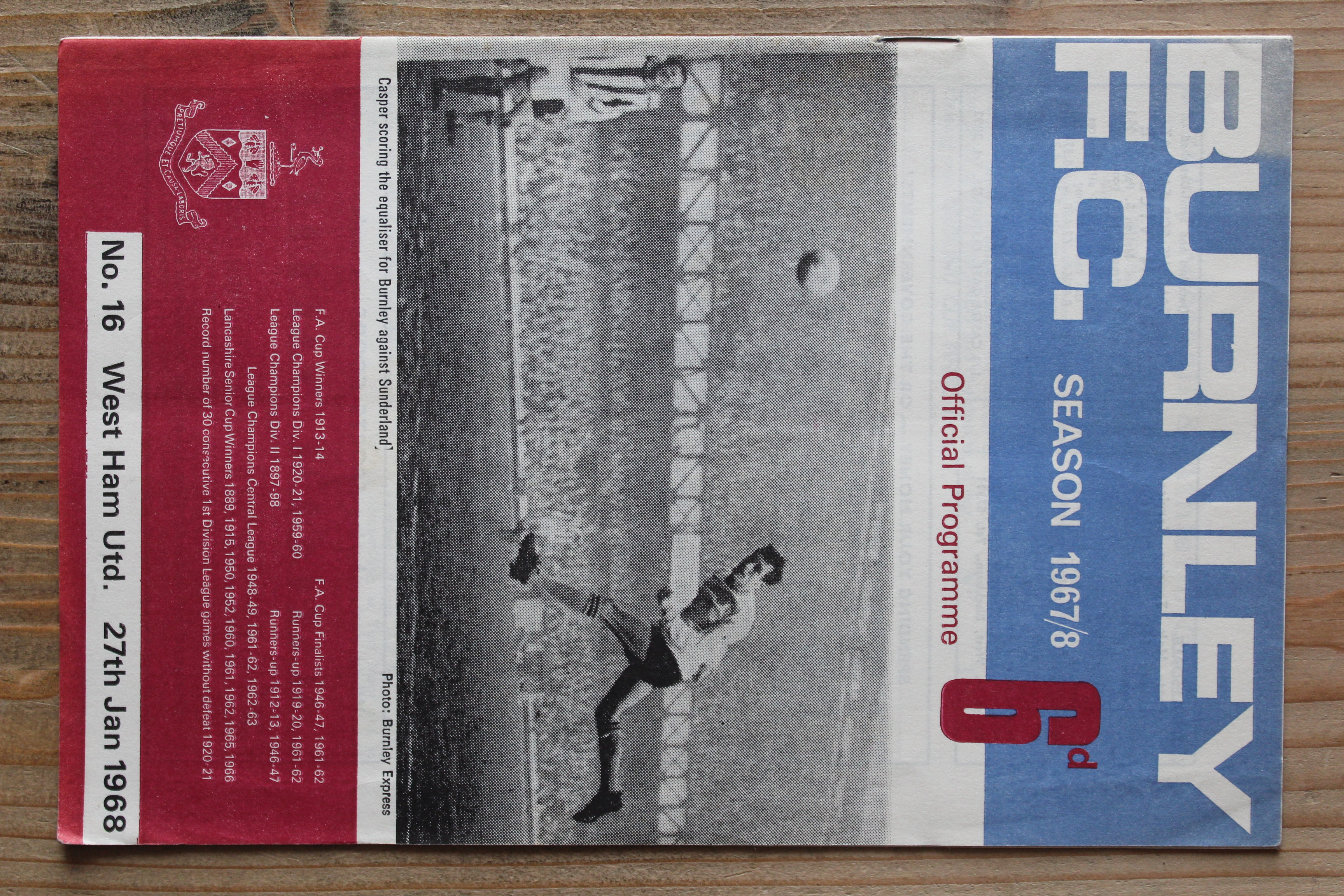 Burnley FC v West Ham United FC