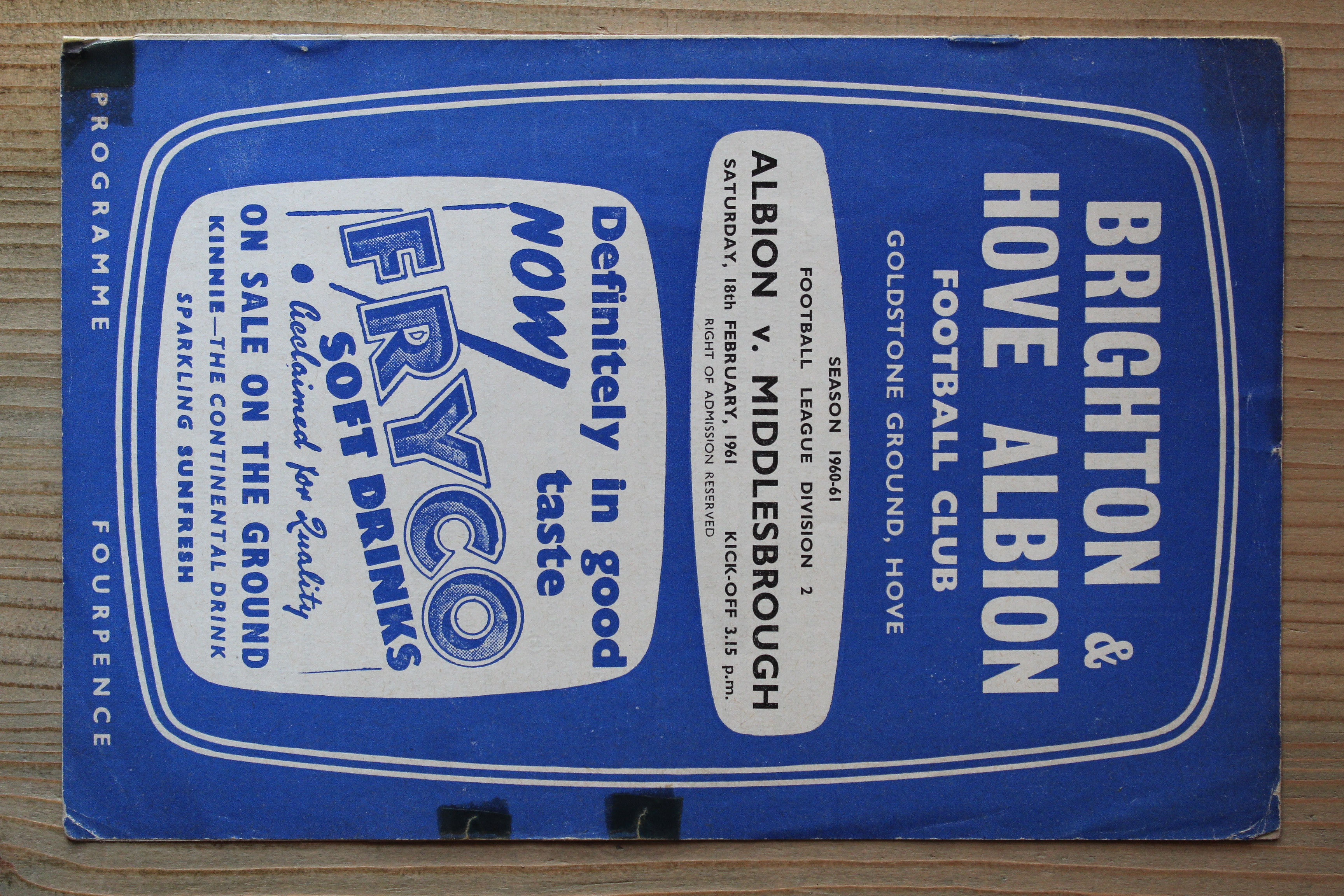 Brighton & Hove Albion FC v Middlesbrough FC