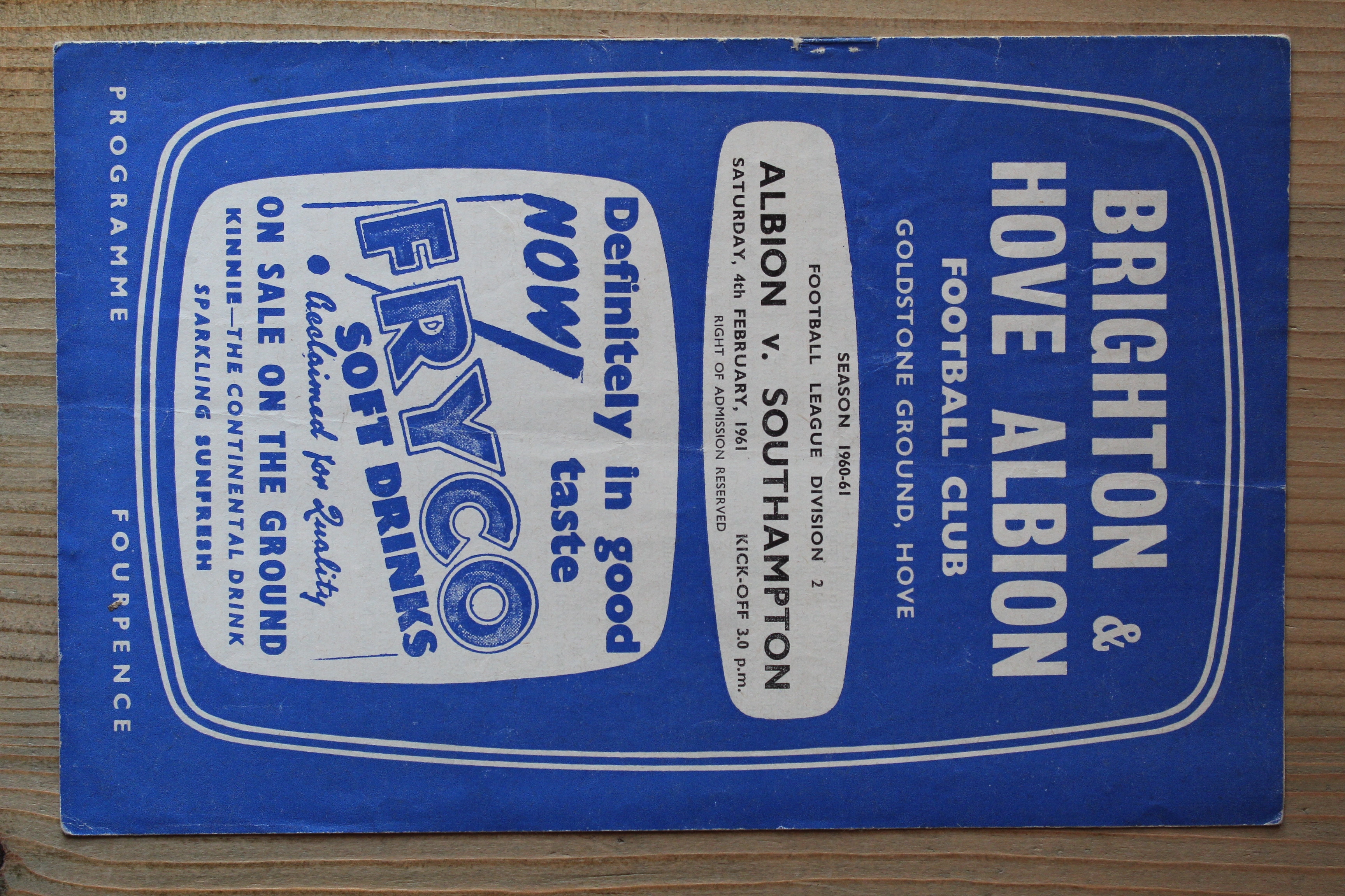 Brighton & Hove Albion FC v Southampton FC