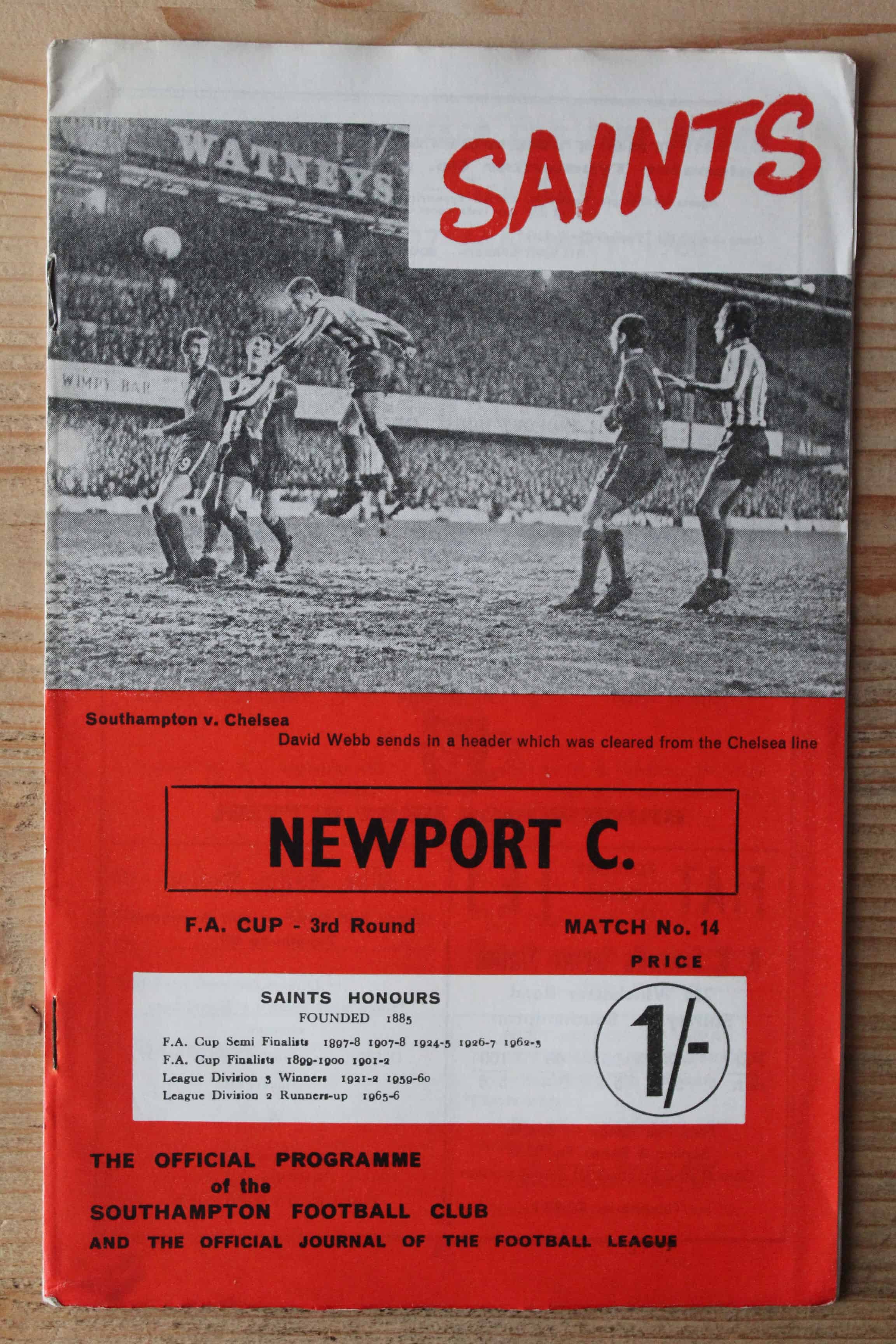 Southampton FC v Newport County