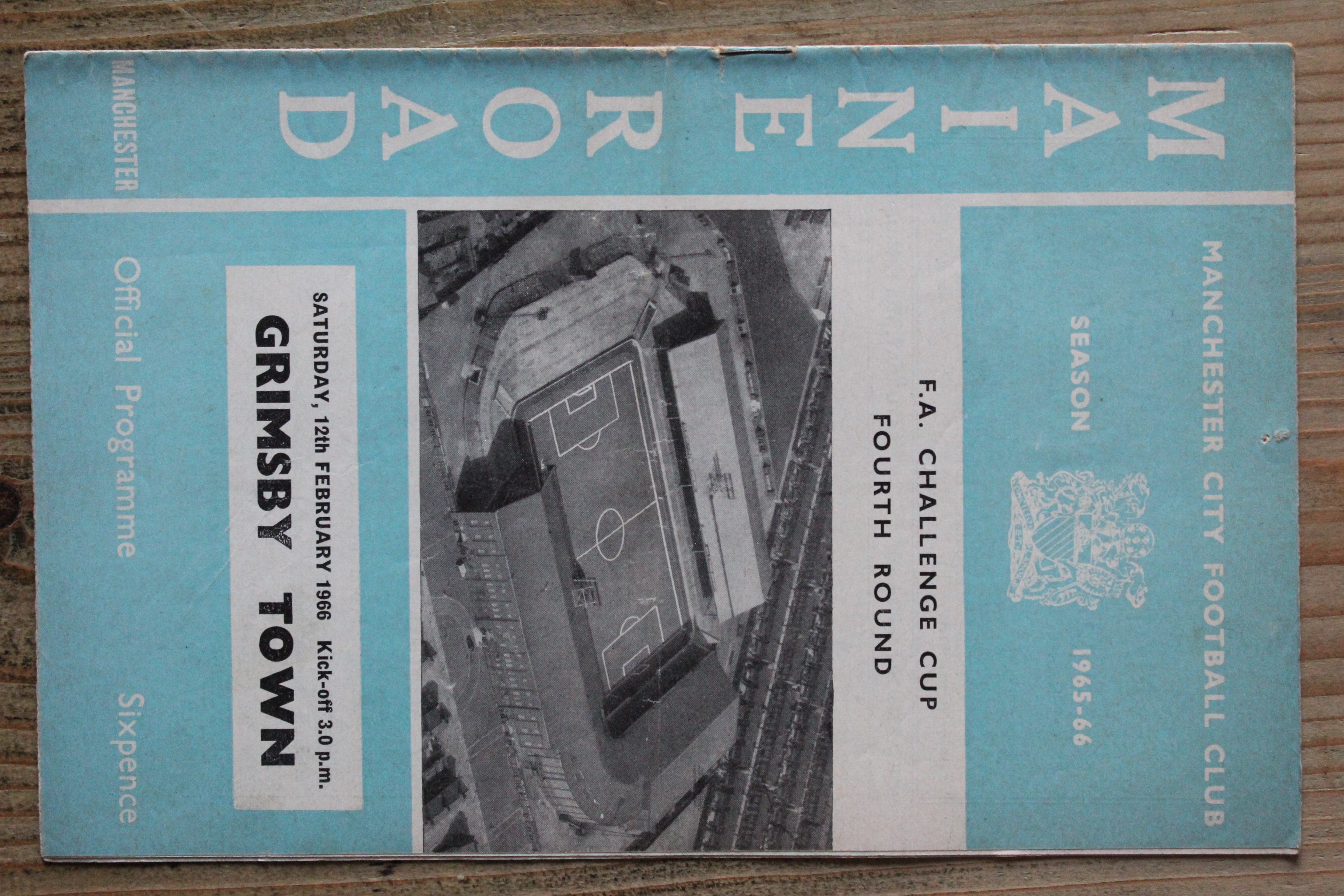 Manchester City FC v Grimsby Town FC
