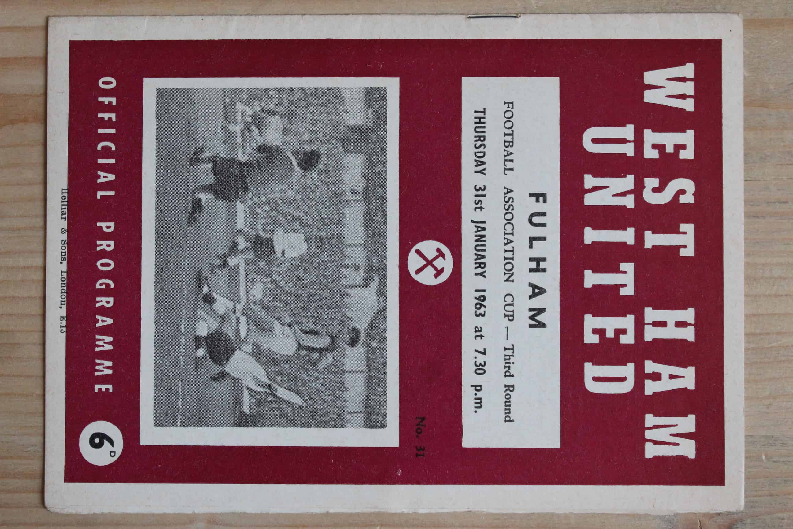 West Ham United Football Programmes for Sale Match Day Programmes