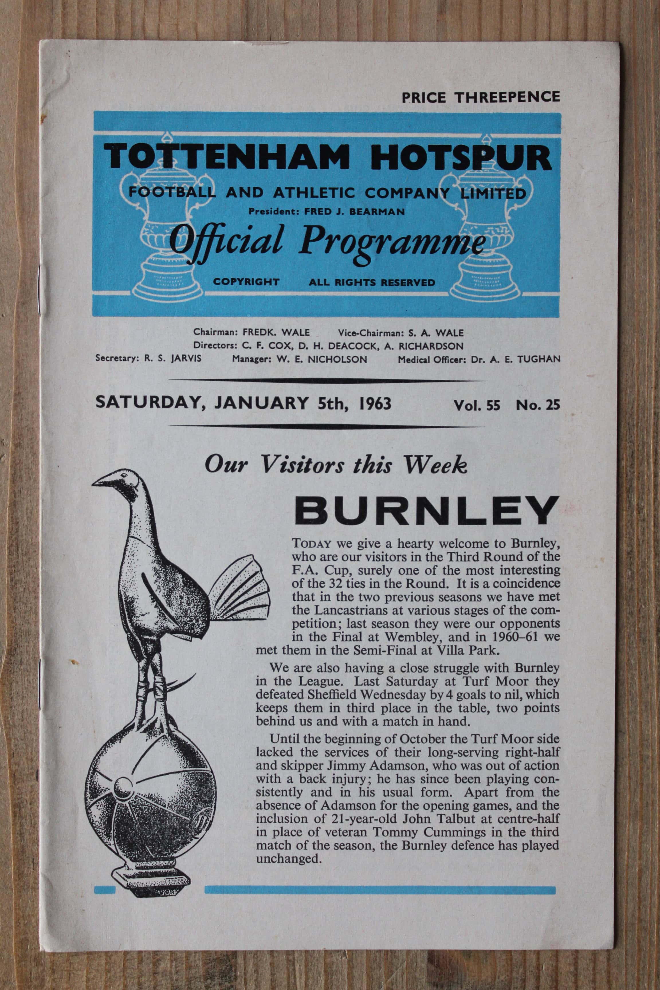 Tottenham Hotspur FC v Burnley FC