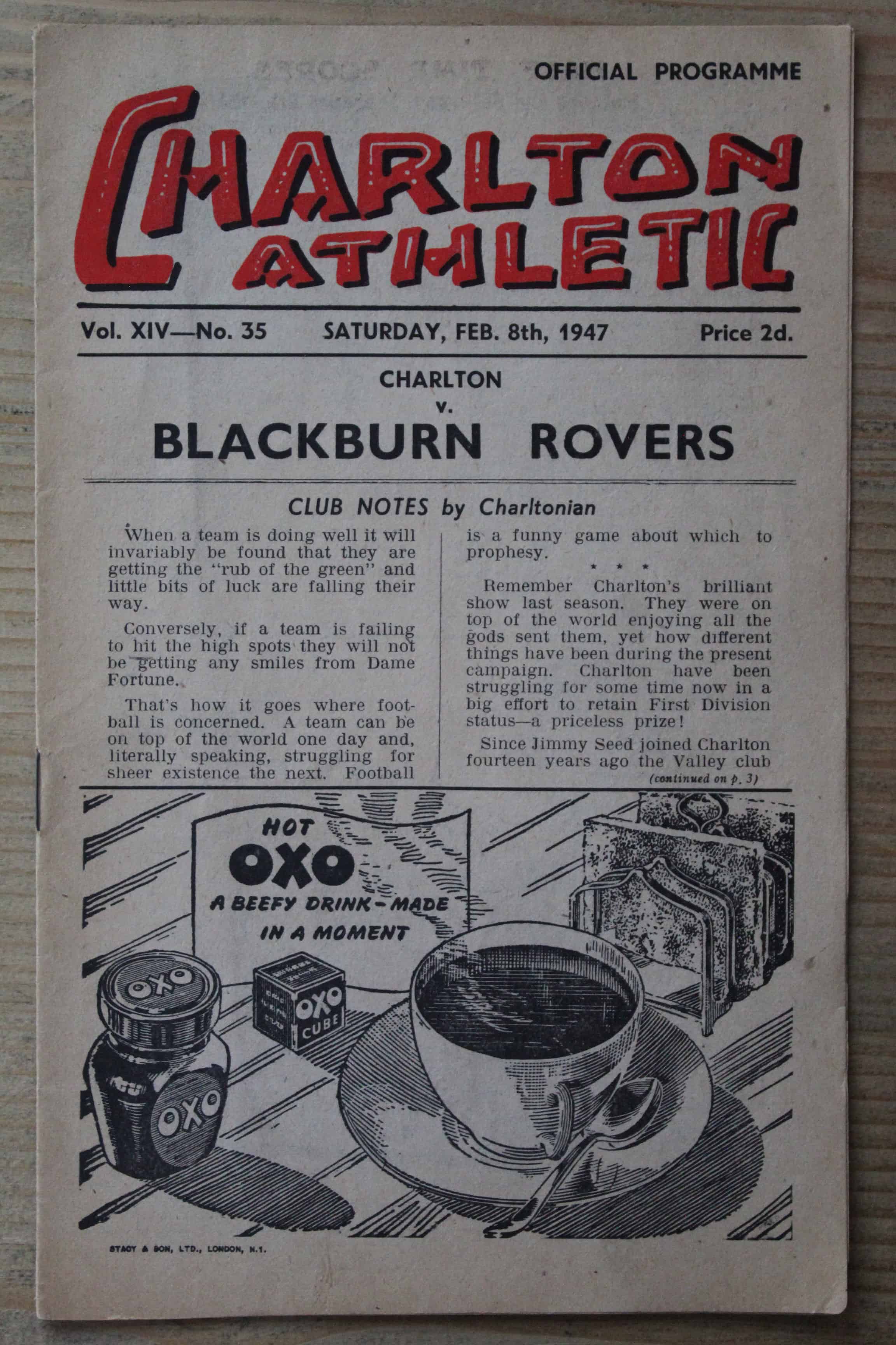 Charlton Athletic FC v Blackburn Rovers FC
