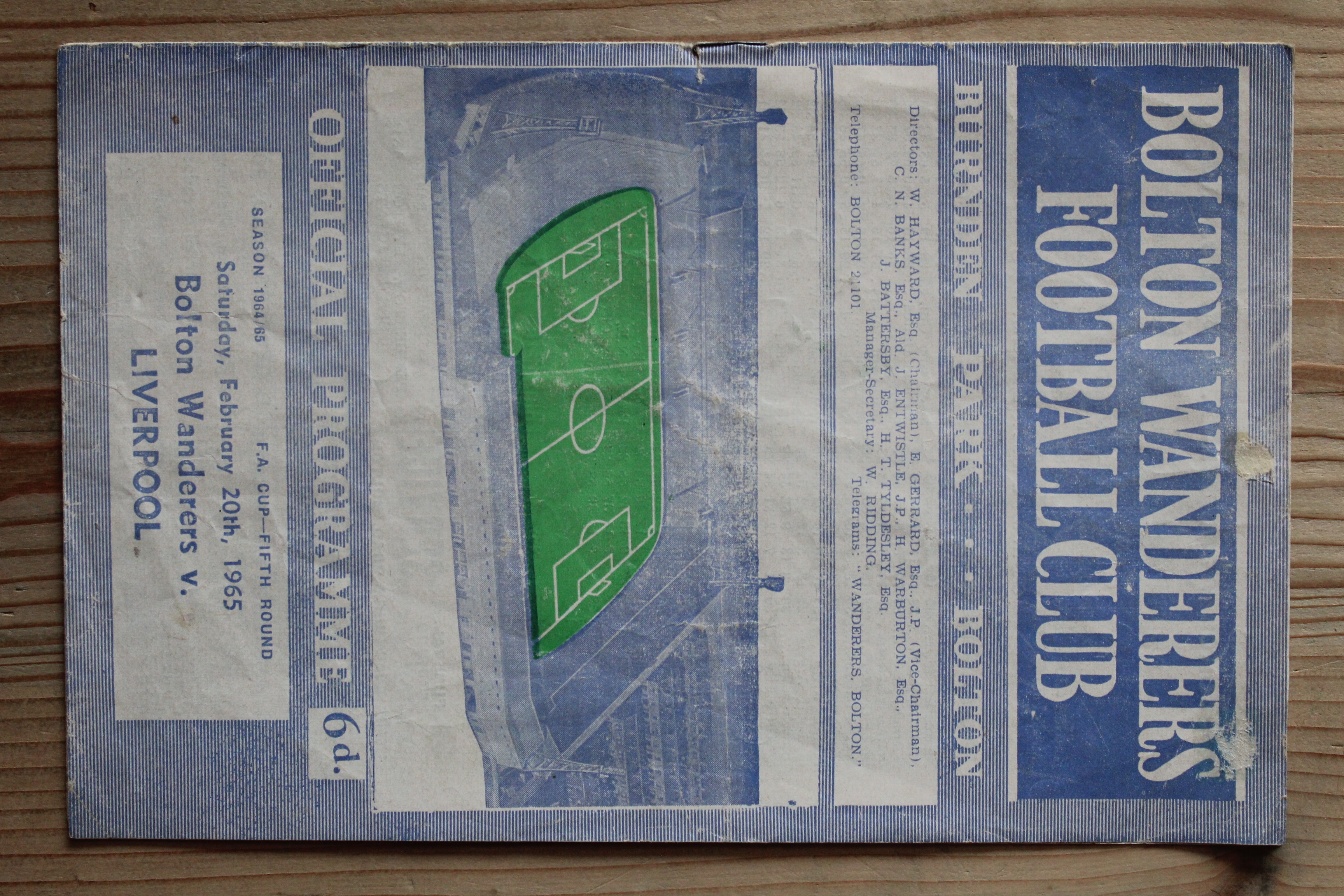 Bolton Wanderers FC v Liverpool FC