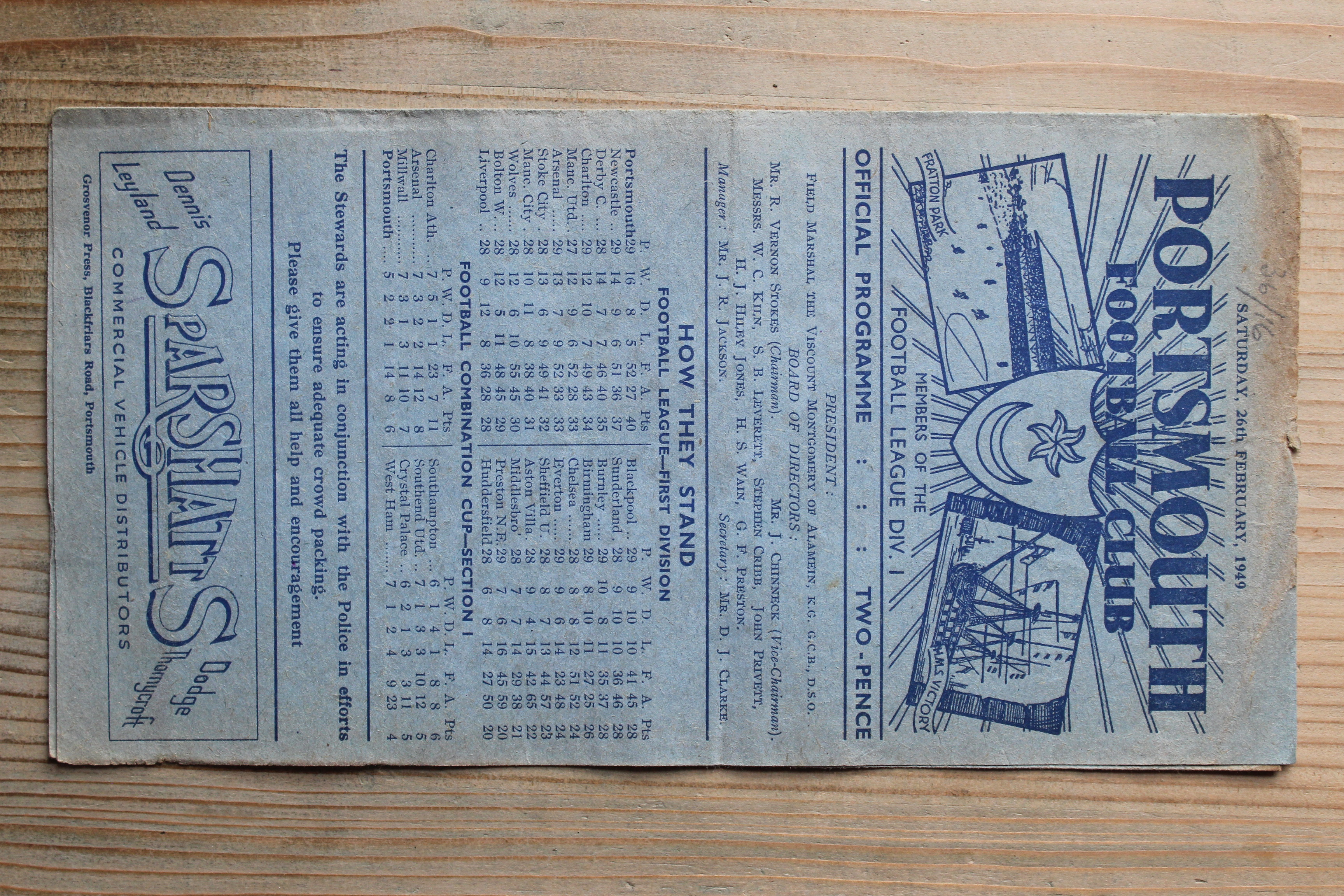 Portsmouth FC v Derby County FC