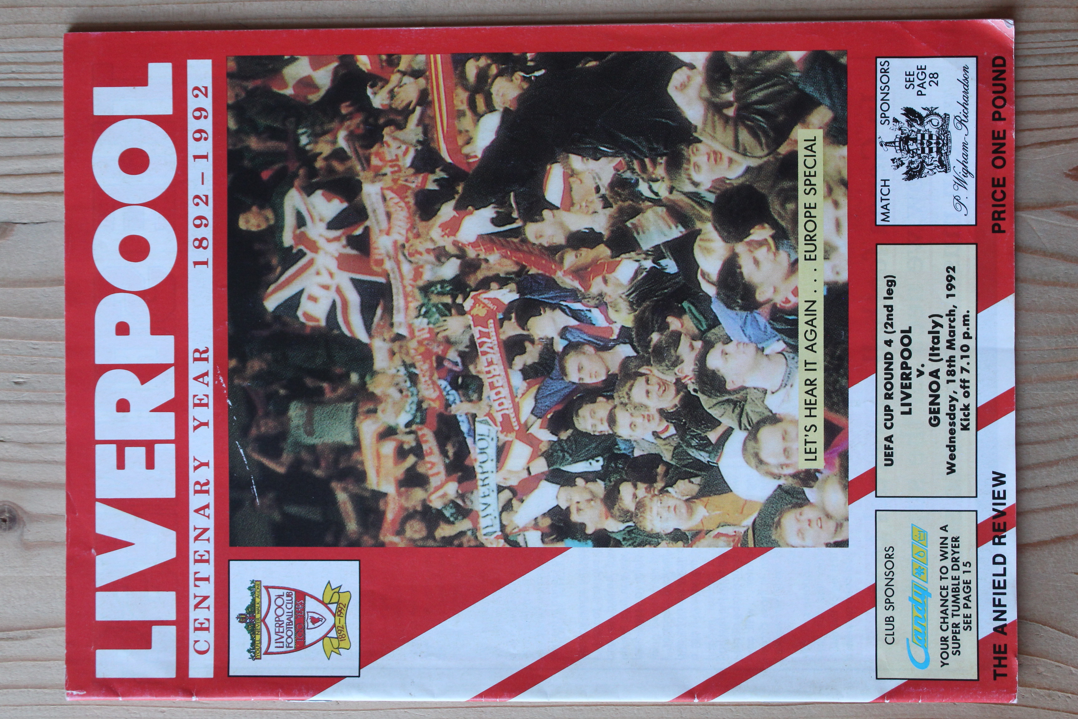 Genoa v Liverpool FC