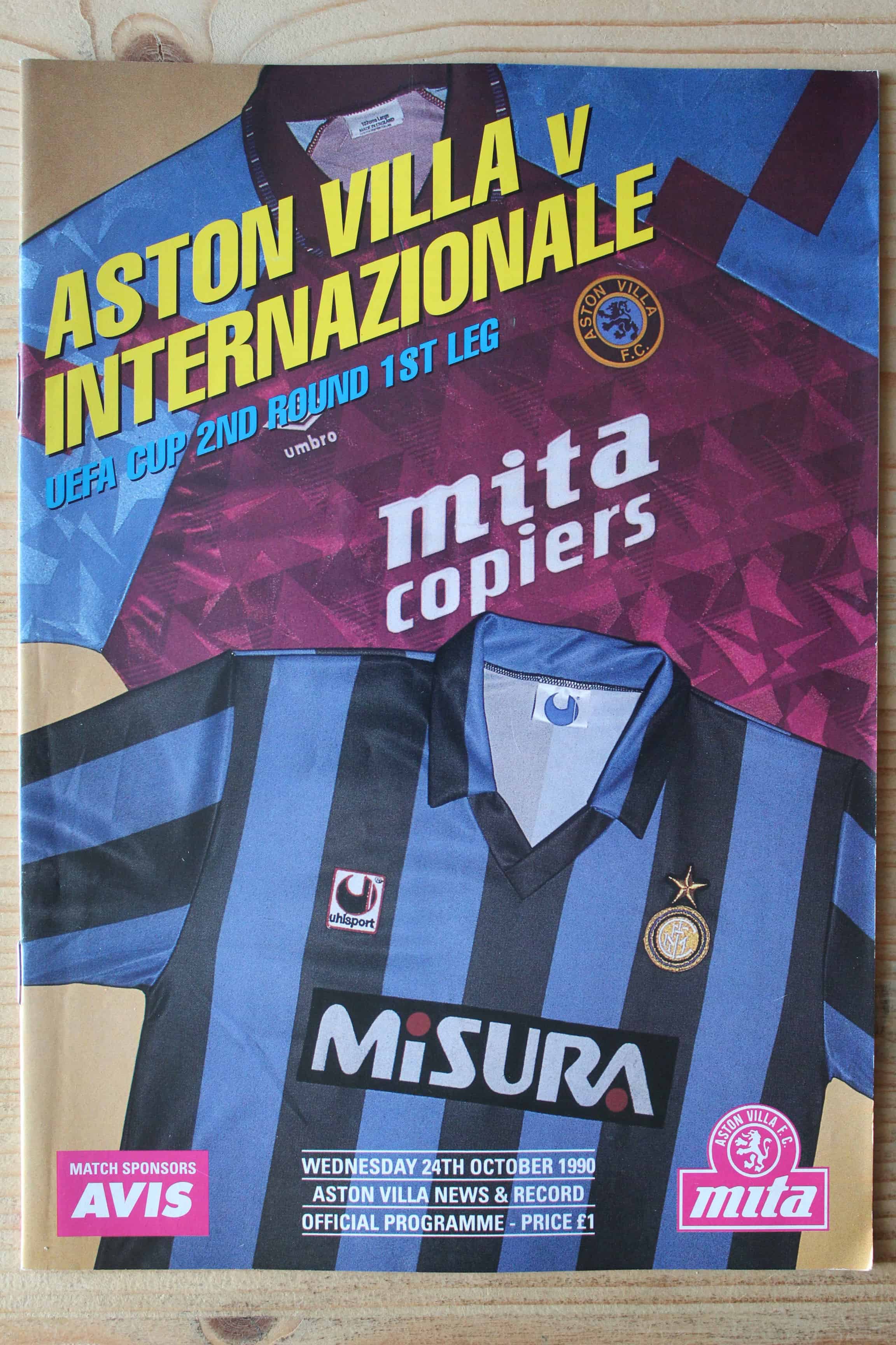 Aston Villa FC v Internazionale/Inter Milan