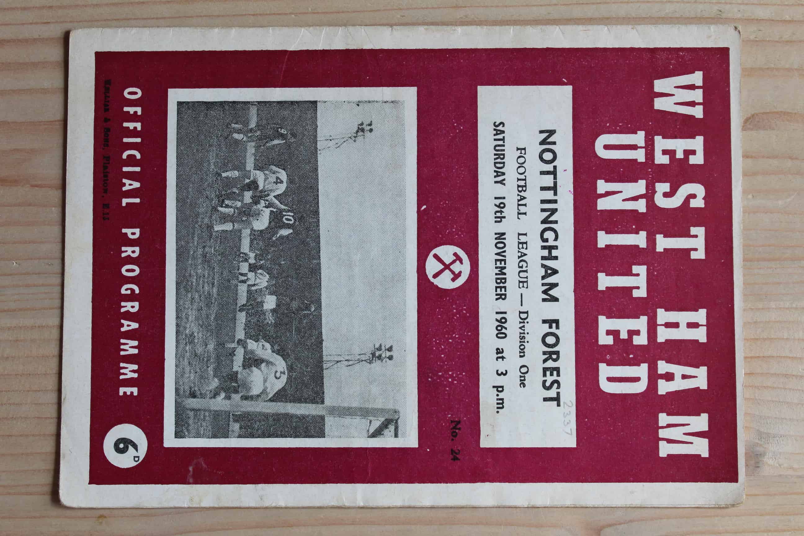 West Ham United FC v Nottingham Forest FC