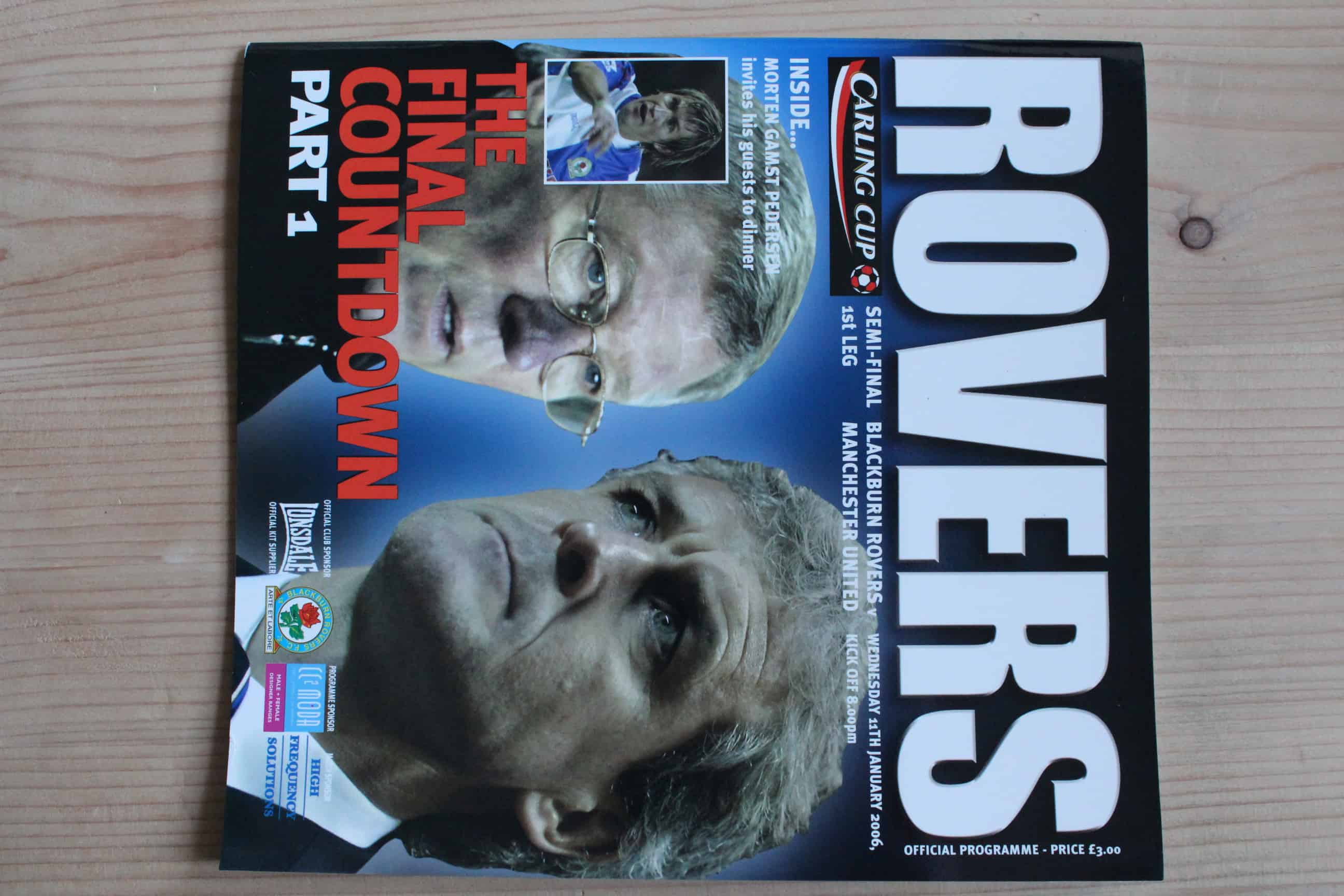 Blackburn Rovers FC v Manchester United FC