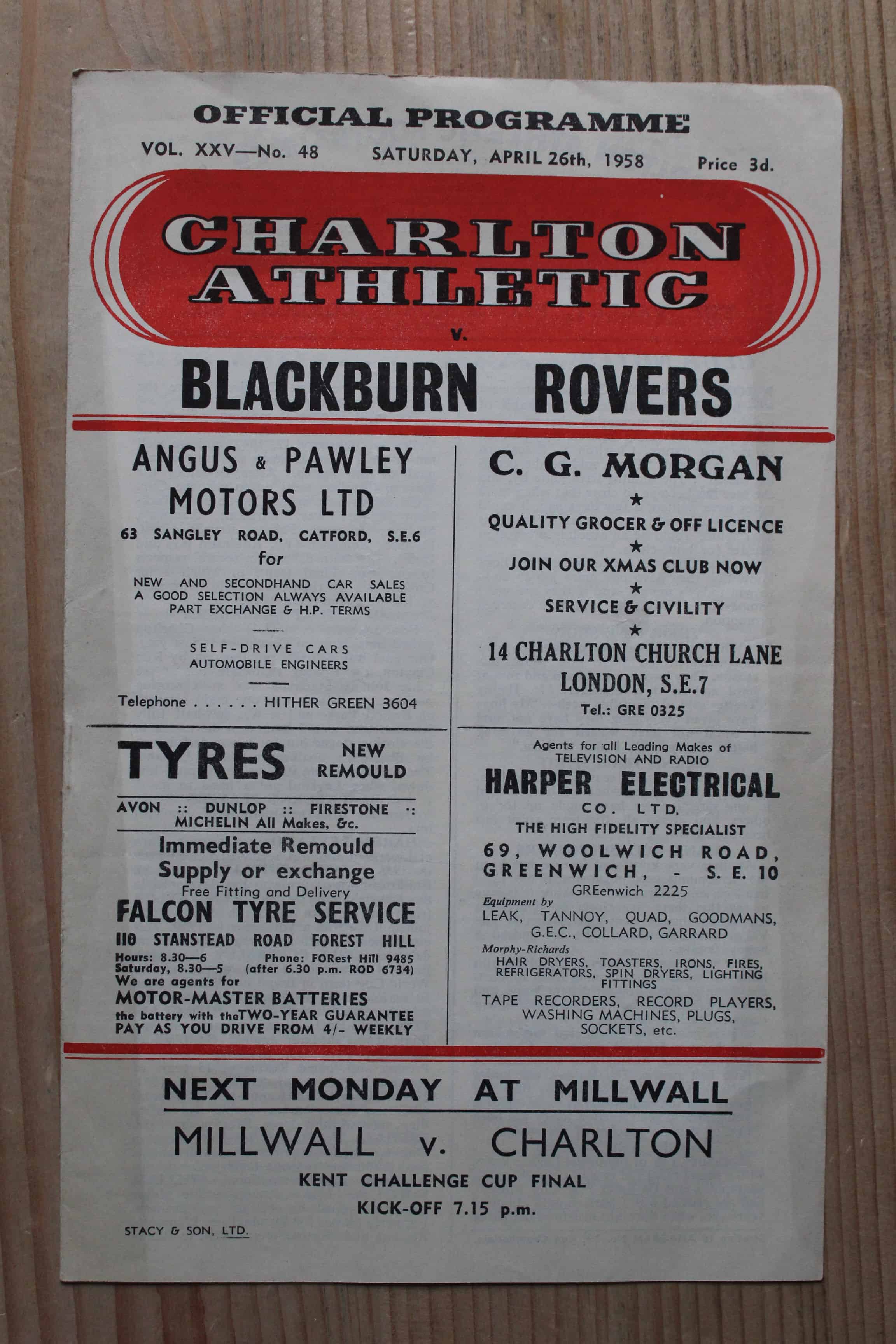 Charlton Athletic FC v Blackburn Rovers FC