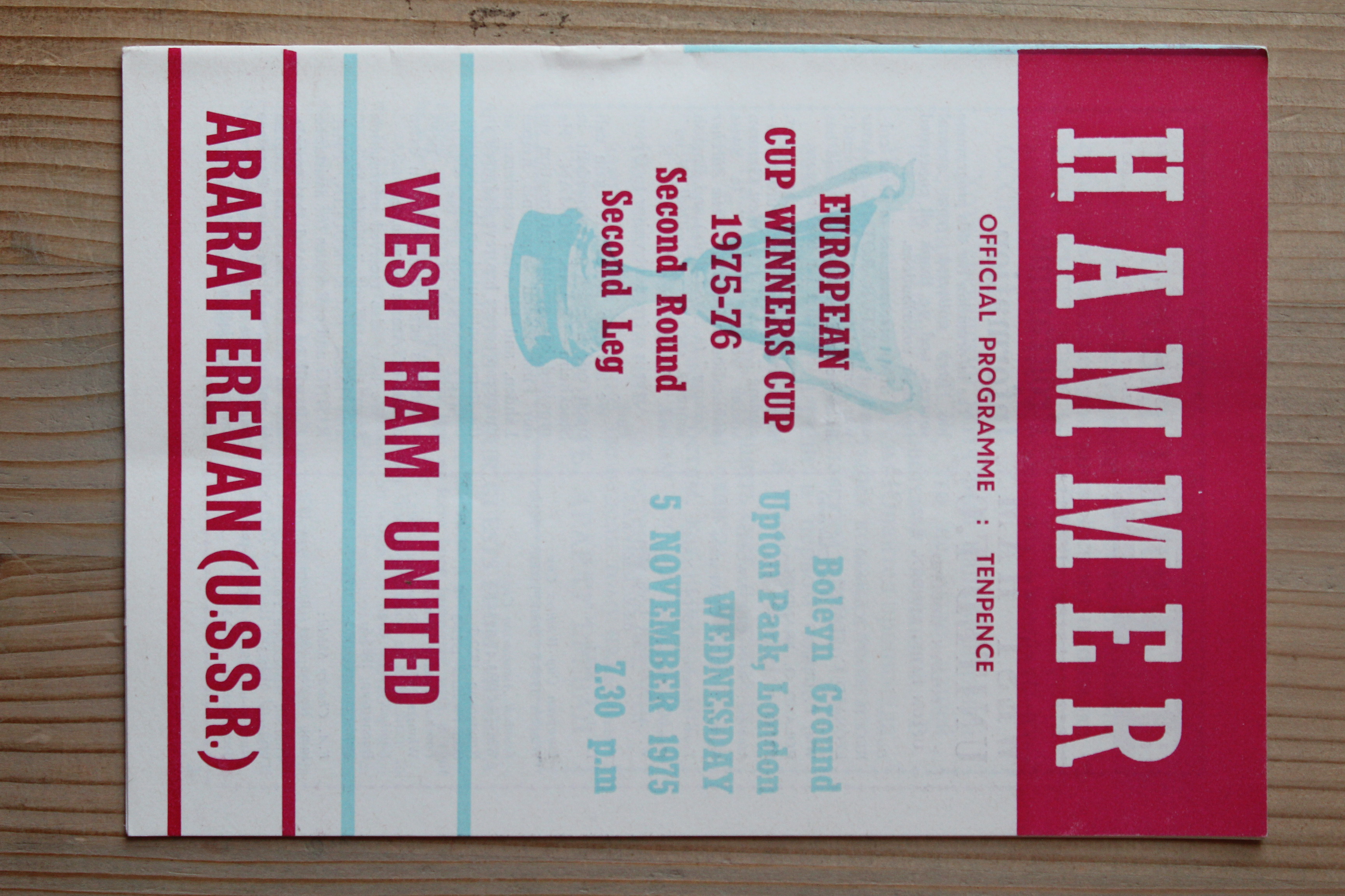West Ham United FC v Ararat Yerevan