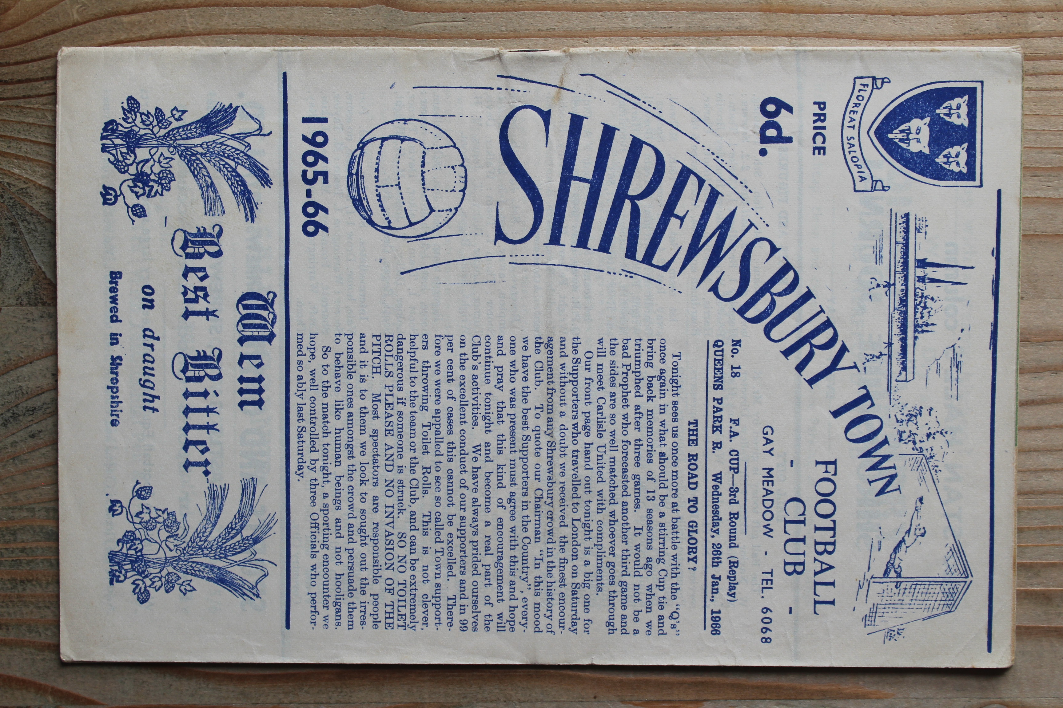 Shrewsbury Town FC v Queens Park Rangers FC