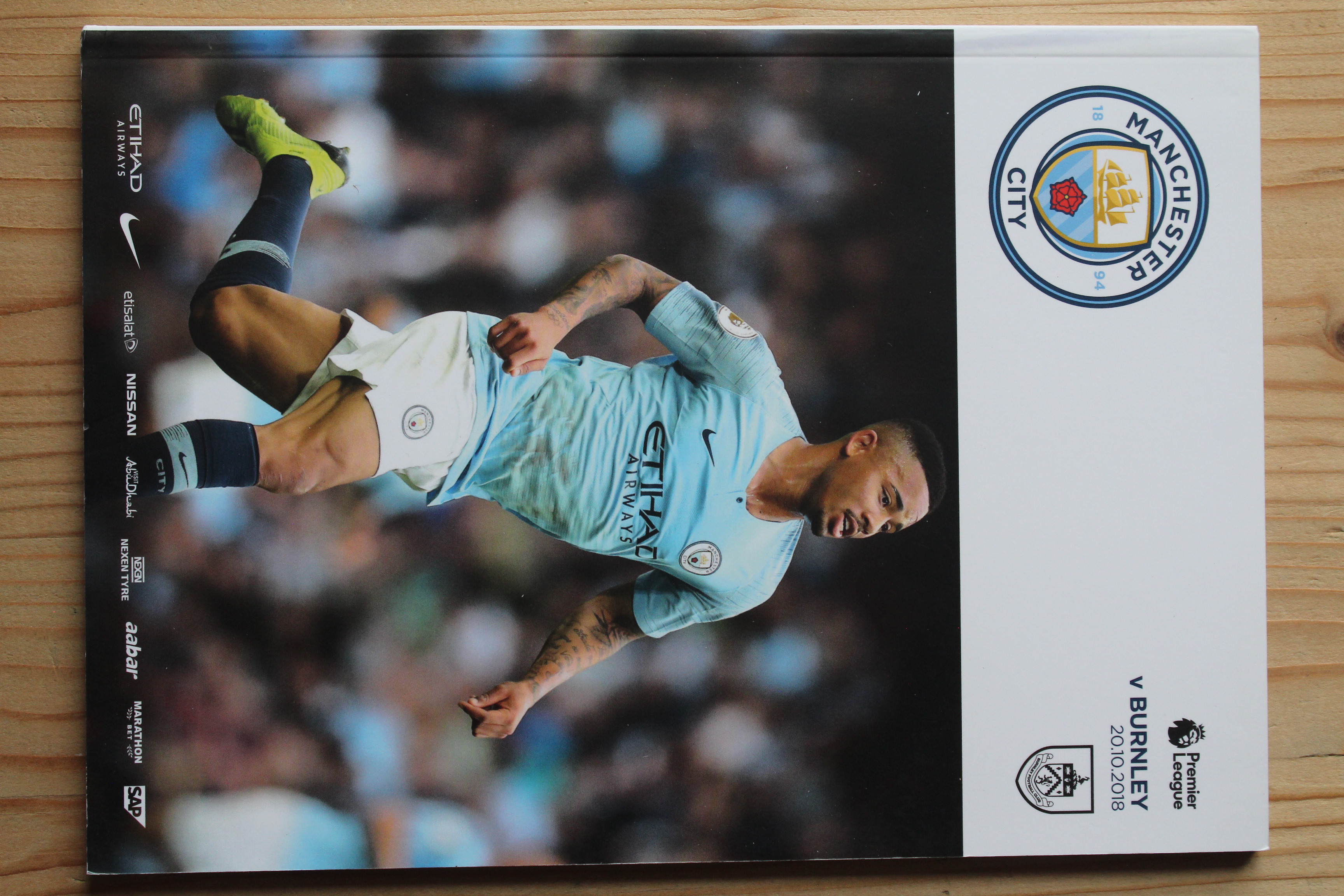 Manchester City FC v Burnley FC