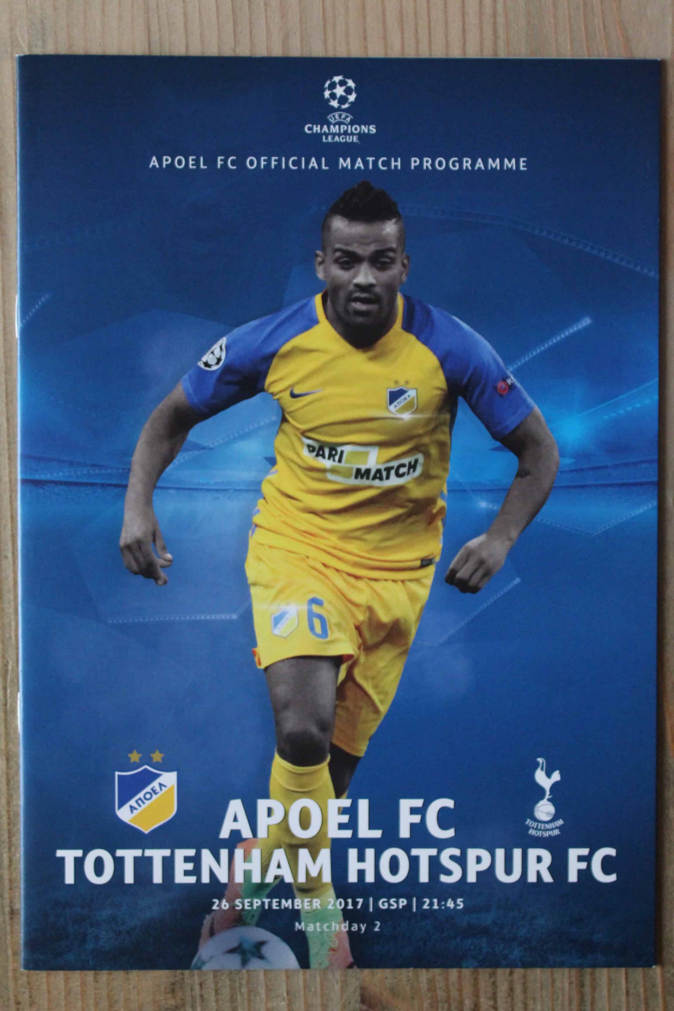 Apoel (Cyprus) v Tottenham Hotspur FC