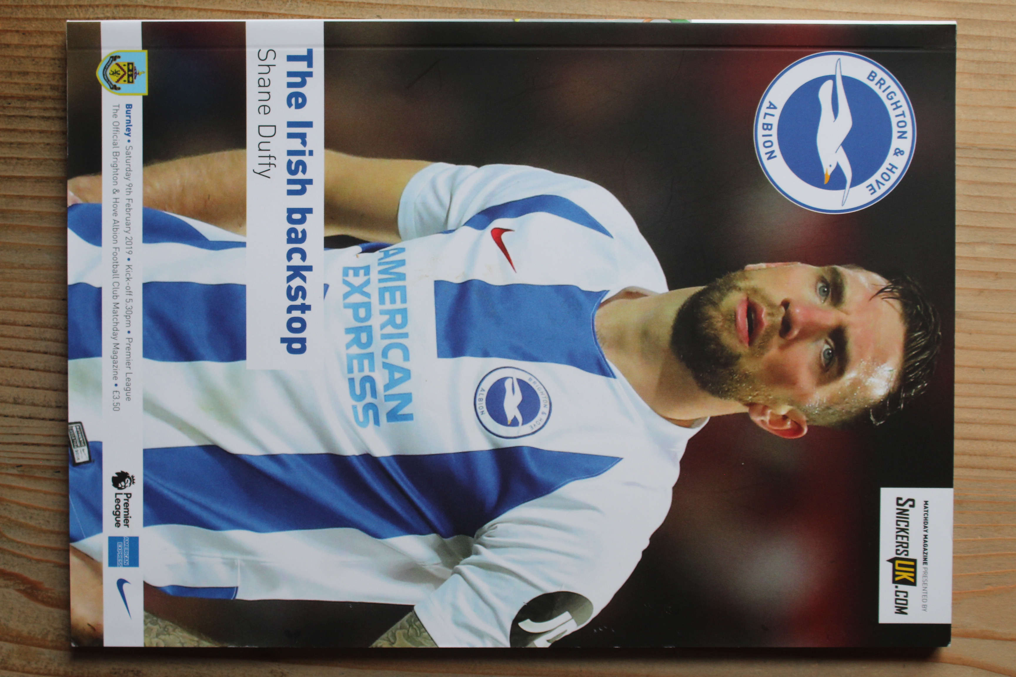 Brighton & Hove Albion FC v Burnley FC