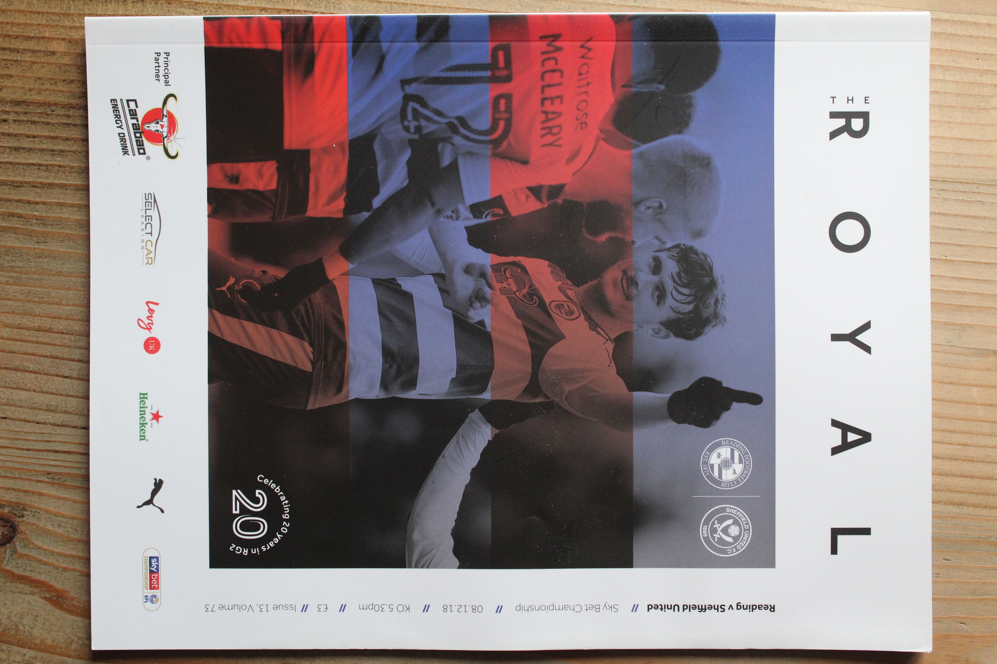 Reading FC v Sheffield United FC