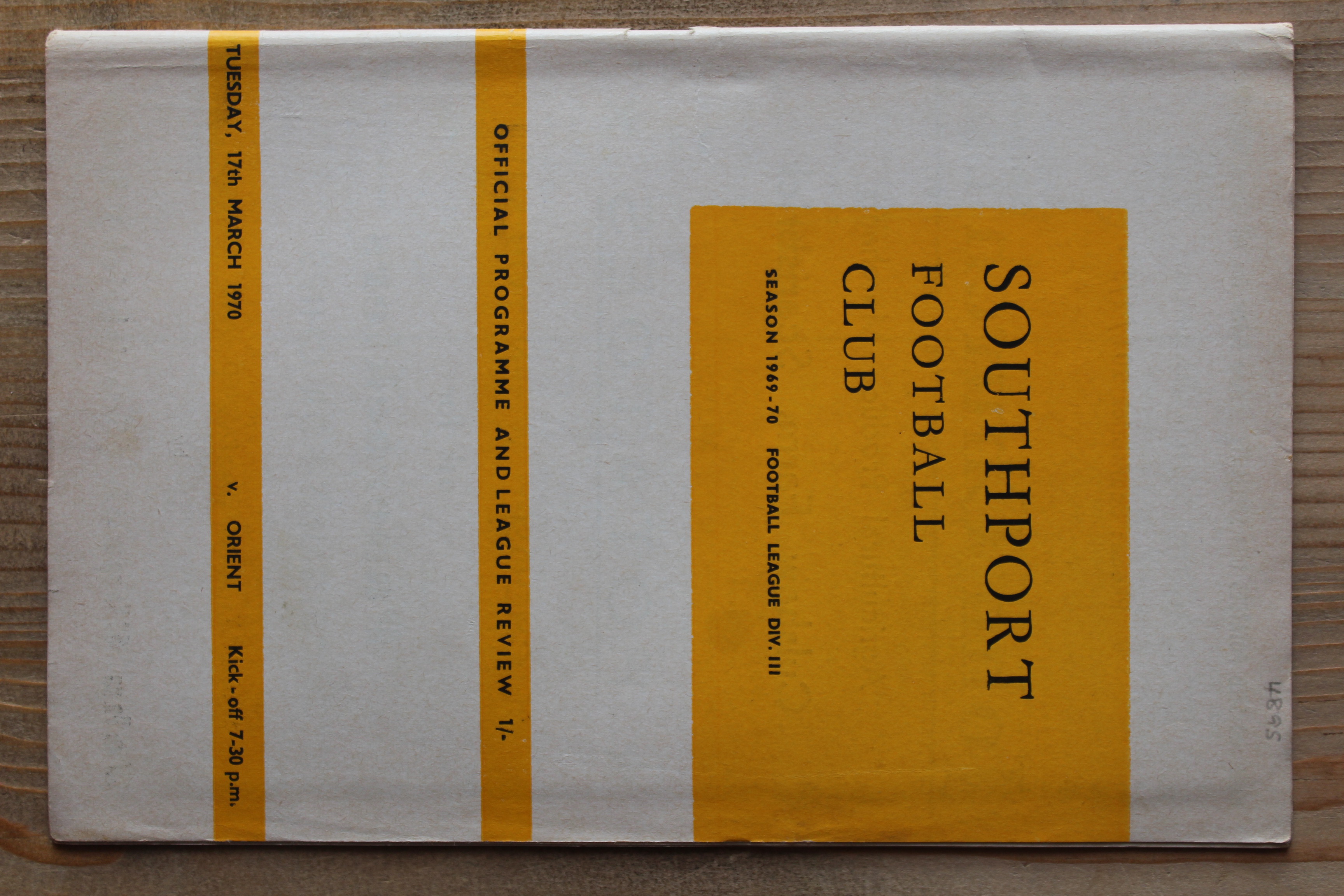 Southport v Orient